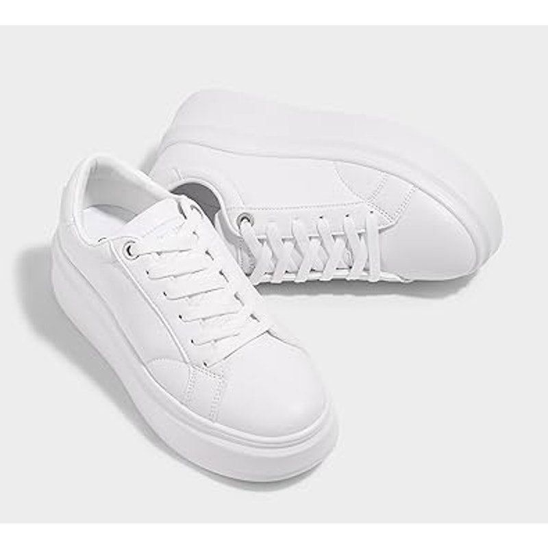 Other New Lucky Step Women's 6.5 Faux Leather Platform Sneakers Size US 6.5 / IT 36.5 - 6 Thumbnail
