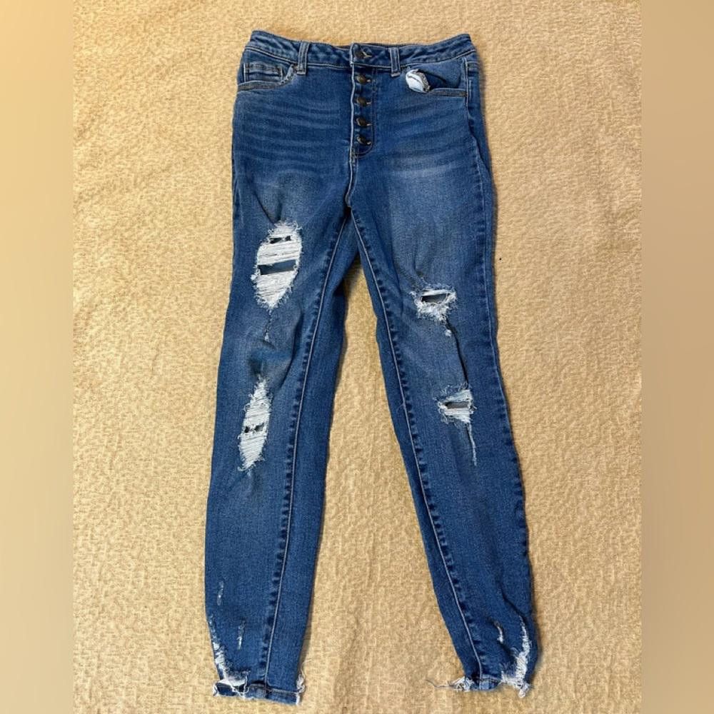 Designer Wax Jeans 9/29 Size 29" - 1 Thumbnail