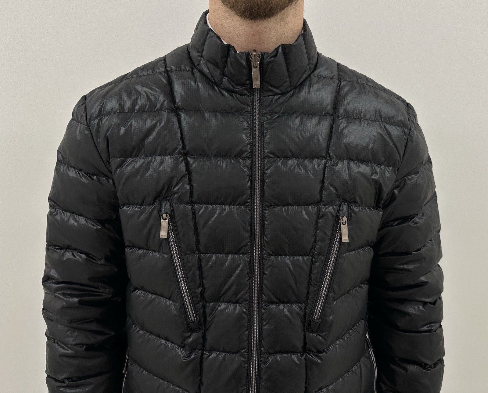 Ermenegildo Zegna Zegna Sport Navy Blue Down Puffer Men Jacket Coat Nylon Size US L / EU 52-54 / 3 - 3 Thumbnail