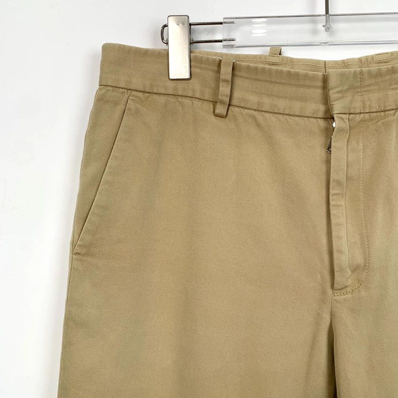 Gucci Gucci Khaki cotton straight casual trousers 2501-Nextarrow Size US 34 / EU 50 - 3 Thumbnail