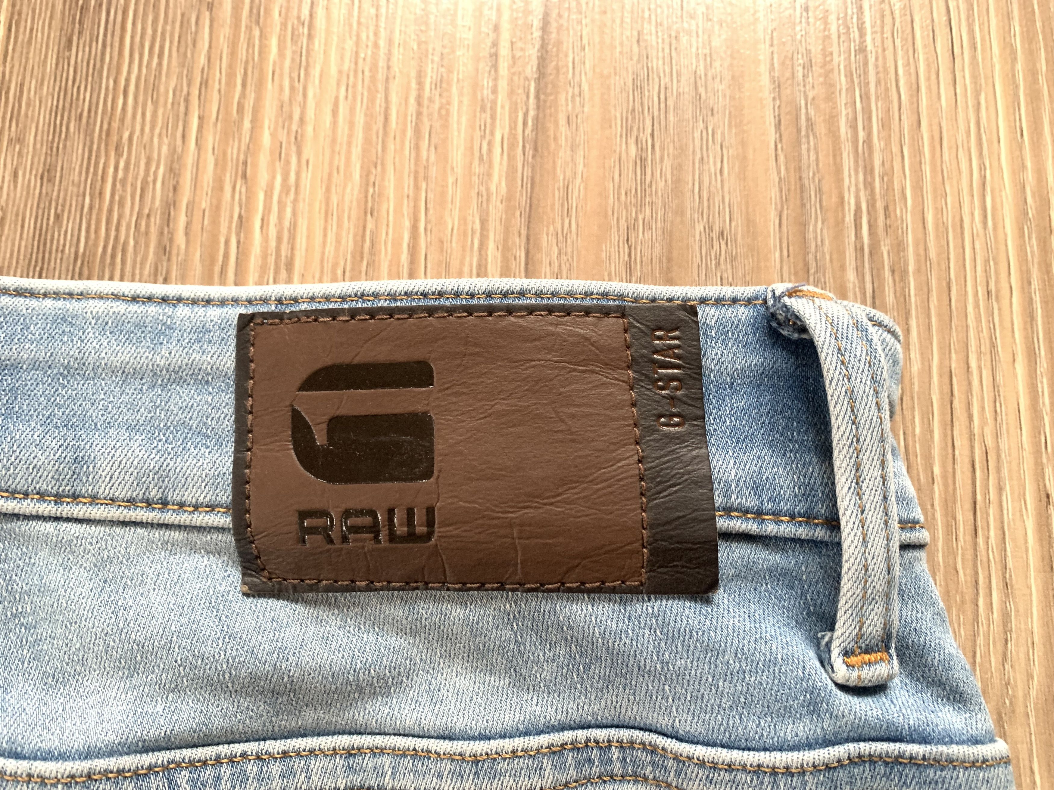 G-Star G-Star Raw Revend Light Washed Skinny Jeans Size US 34 / EU 50 - 7 Thumbnail