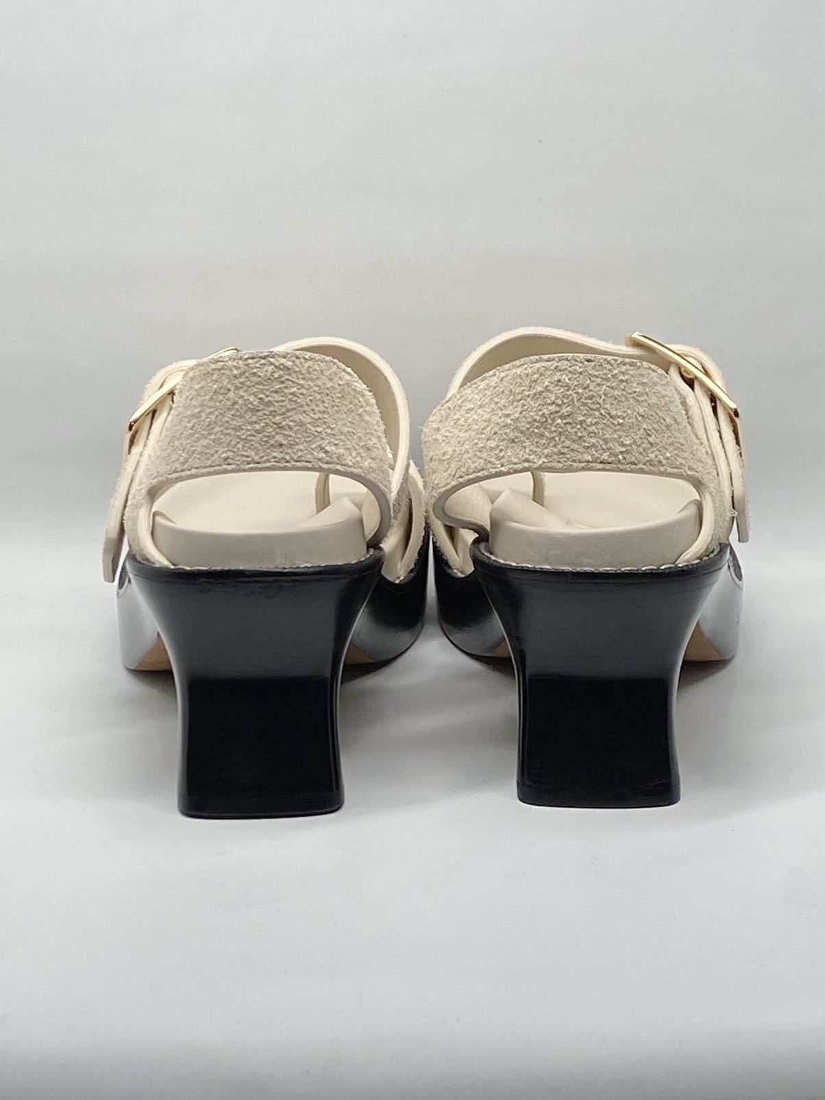 Loewe Loewe Ease heel suede sandal size 37 Size US 7 / IT 37 - 8 Thumbnail