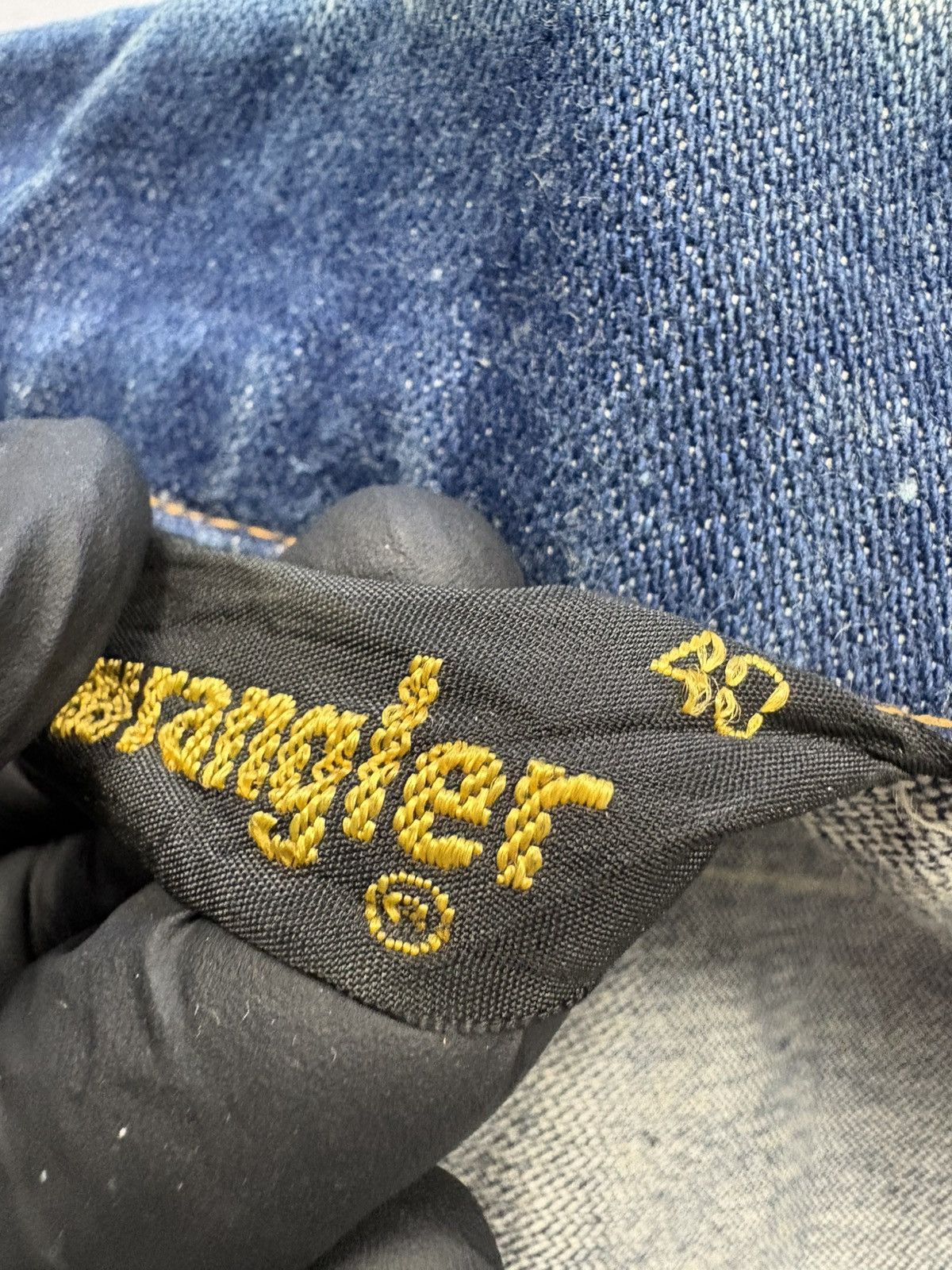 Wrangler Vintage Wrangler Denim Trucker Jacket Black Tag 80s Rare Size US S / EU 44-46 / 1 - 18 Thumbnail