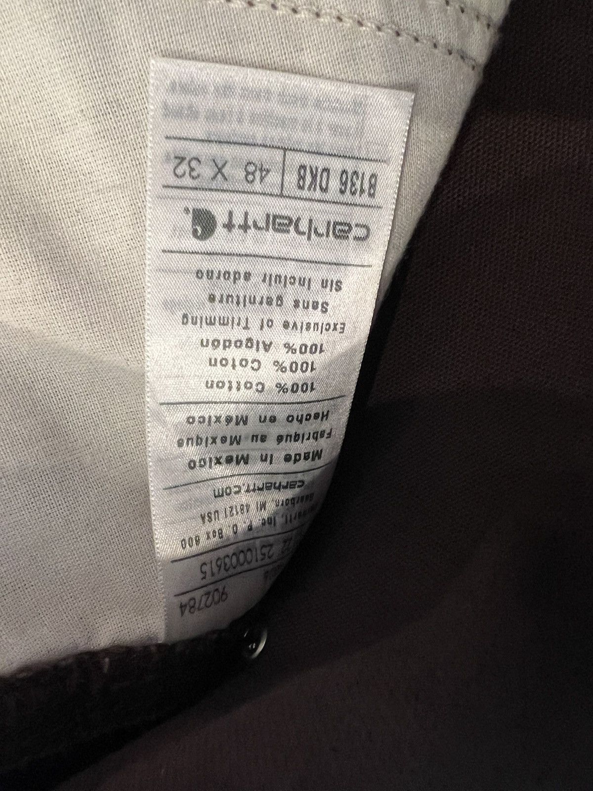 Carhartt × Vintage Carhartt Double Knee Workers Pants Workwear Deadstock 48x32 Size US 44 / EU 60 - 7 Thumbnail
