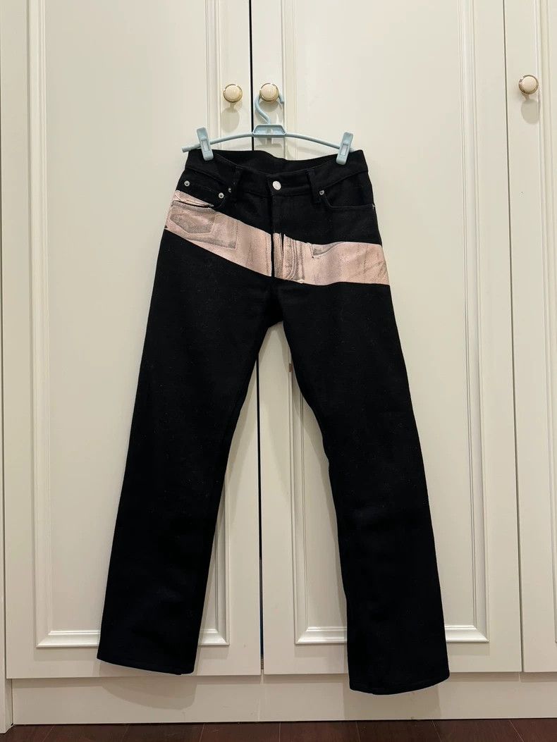 HELMUT LANG Brush the woolen trousers