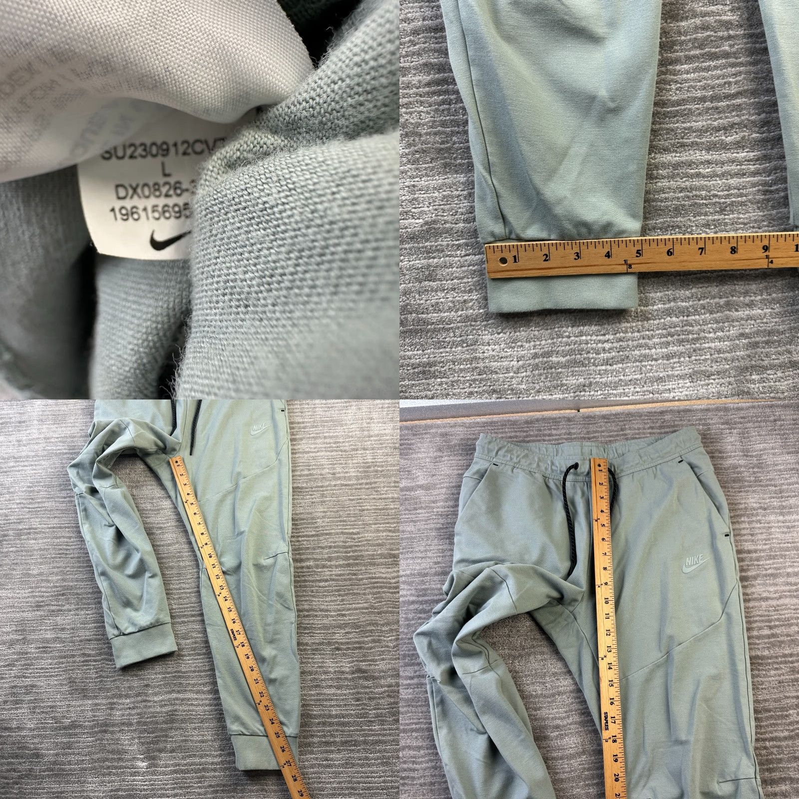 Nike Nike Pants Mens Large Gray Tech Fleece Lightweight Jogger Size US 32 / EU 48 - 8 Thumbnail
