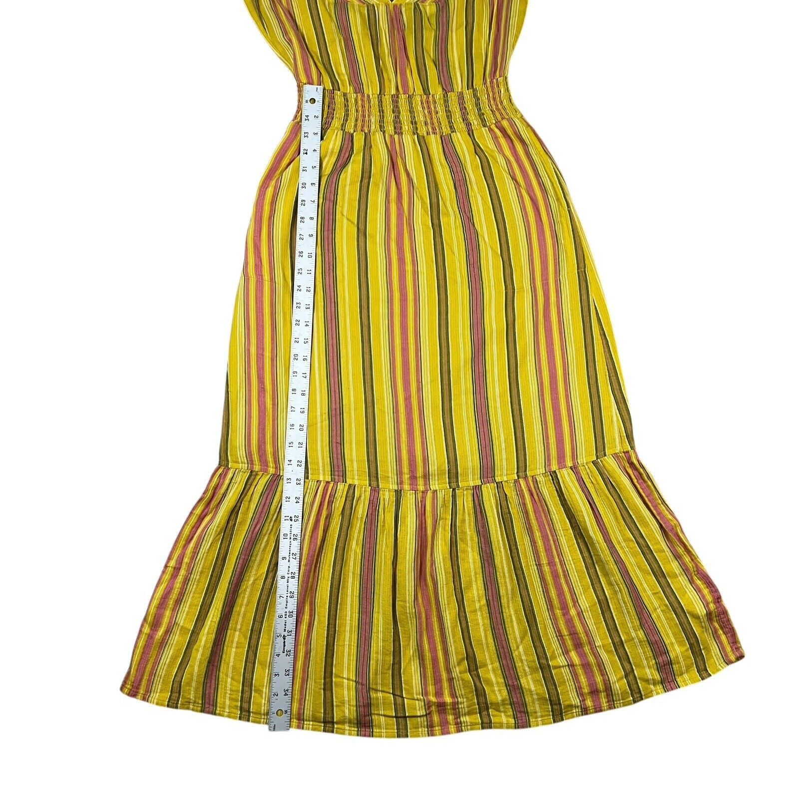 Prana Prana Maxi Dress California Dreaming Flounce Yellow Size Sm Size S / US 4 / IT 40 - 4 Thumbnail