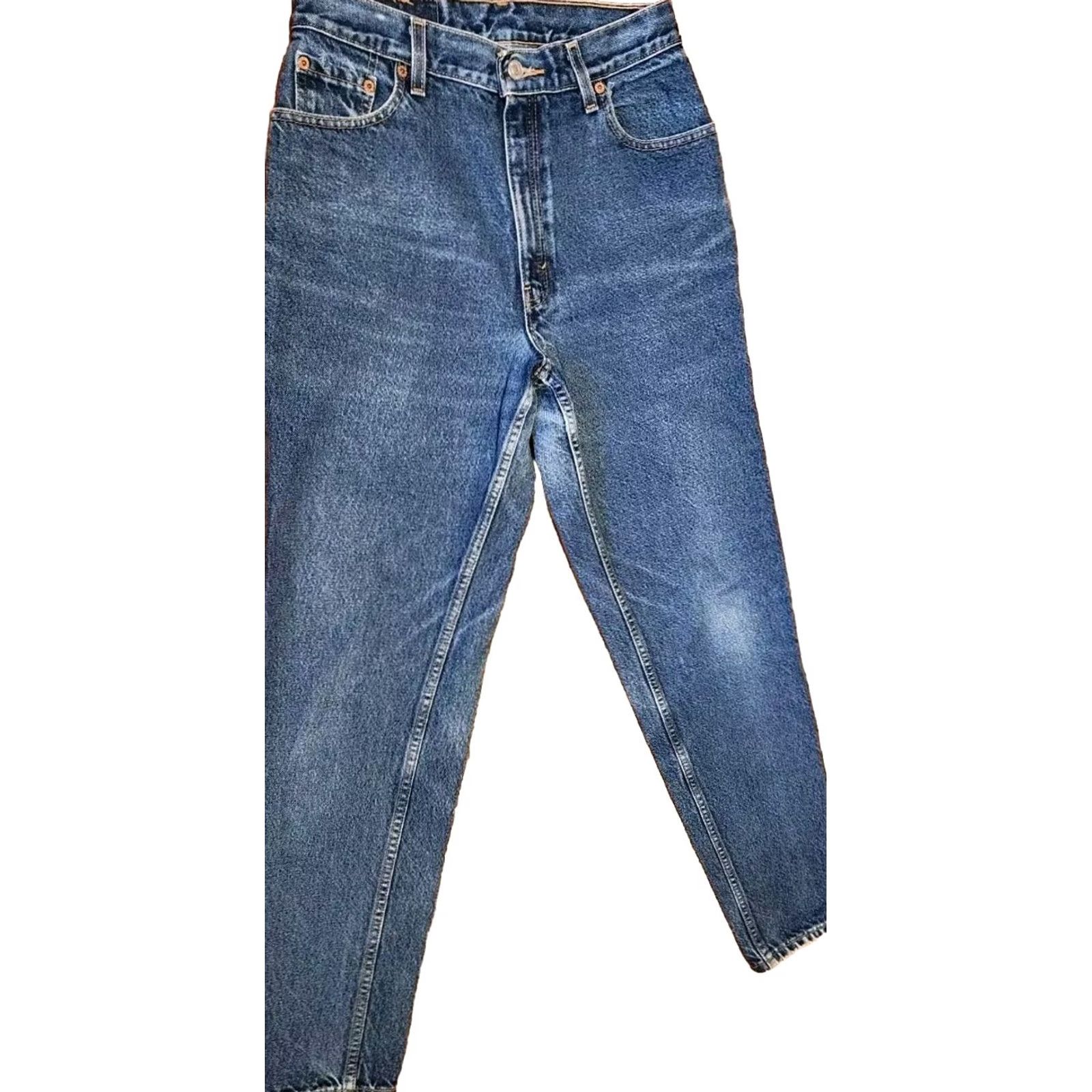 Levi's VINTAGE Levi's 550 Relaxed Fit Jeans Womens Sz 10 28x32 Blue Retro Modern 80s 90s Design Mens Women Boys Girls Size 32" / US 10 / IT 46 - 2 Thumbnail