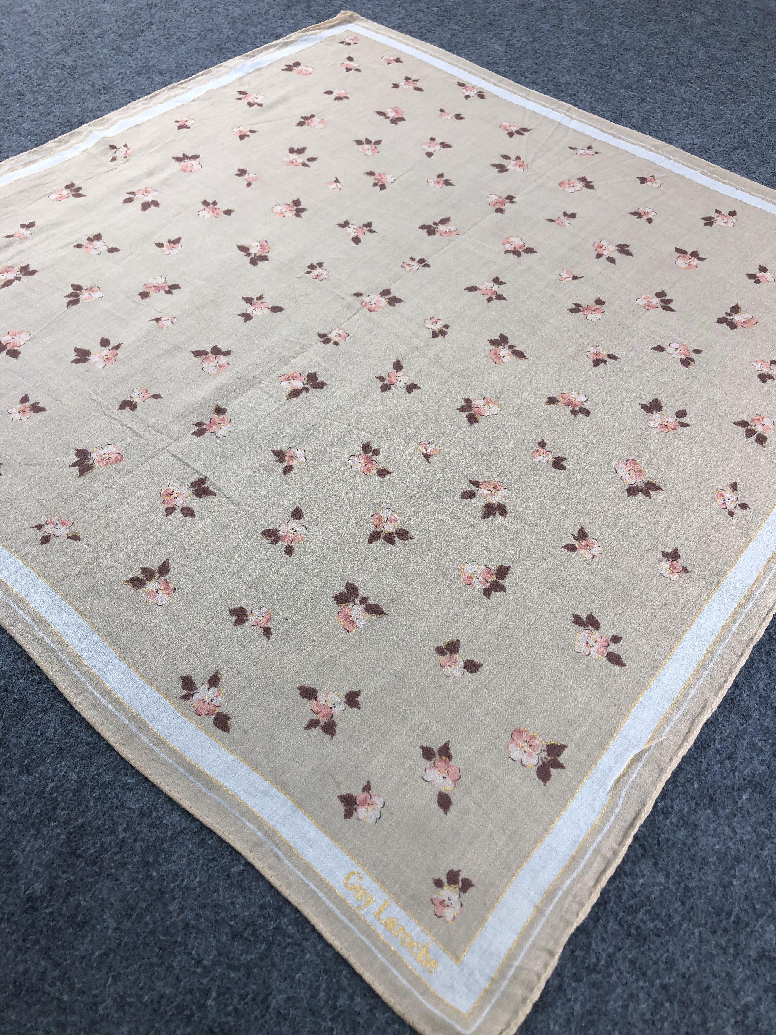 Guy Laroche × Vintage Guy Laroche Handkerchief / Bandana / Neckerchief Size ONE SIZE - 4 Thumbnail