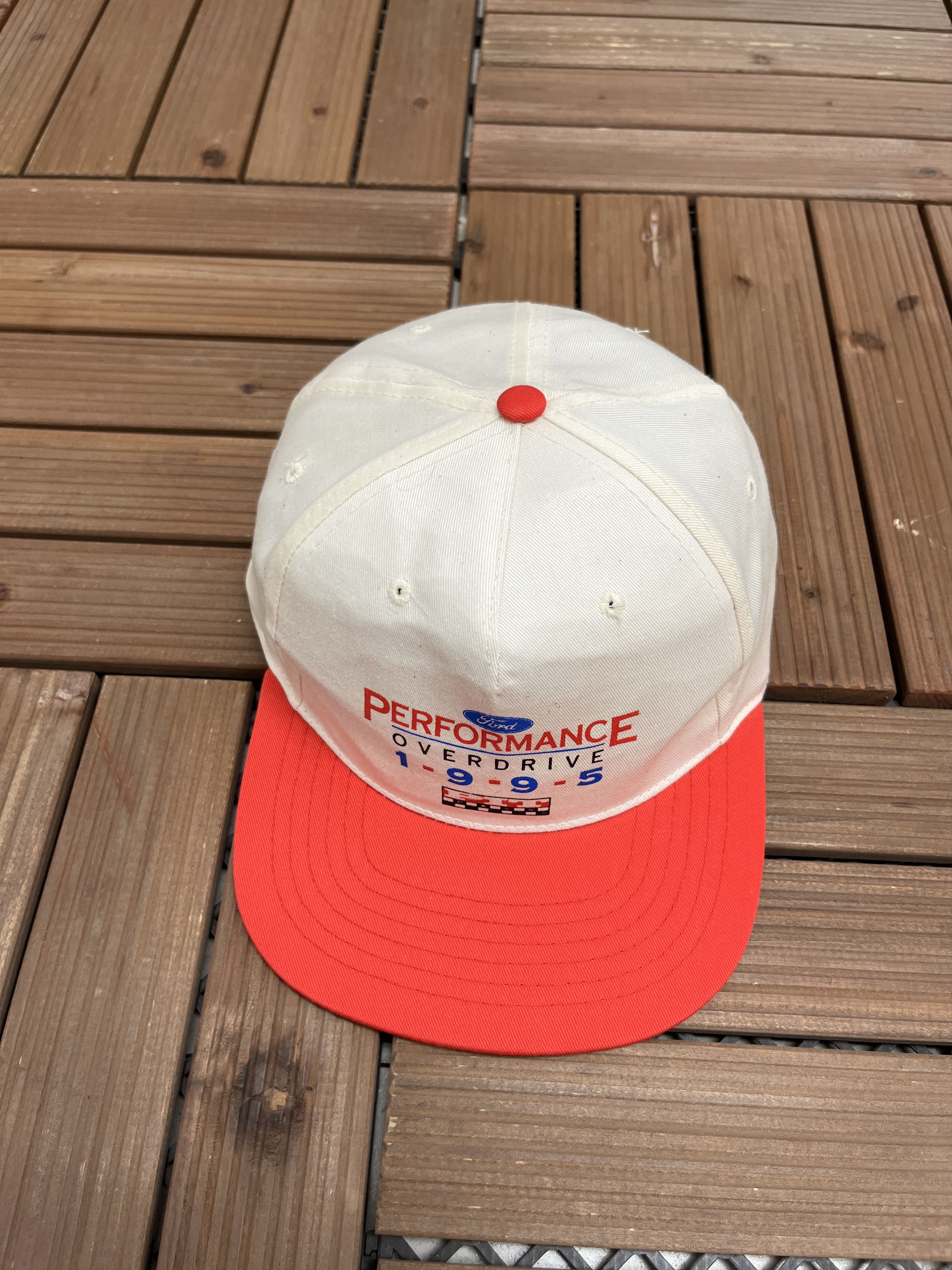 Vintage Ford Performance Overdrive 1995 Vintage Snap Back Hat Size ONE SIZE - 1 Thumbnail