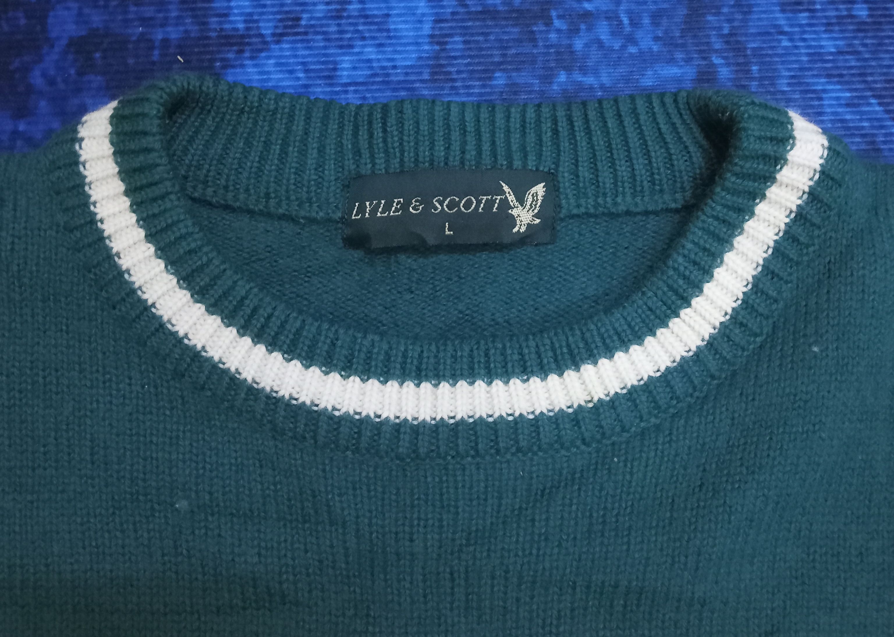 Lyle & Scott Lyle & Scott Extremely Rare Design Sweater Size US L / EU 52-54 / 3 - 6 Thumbnail