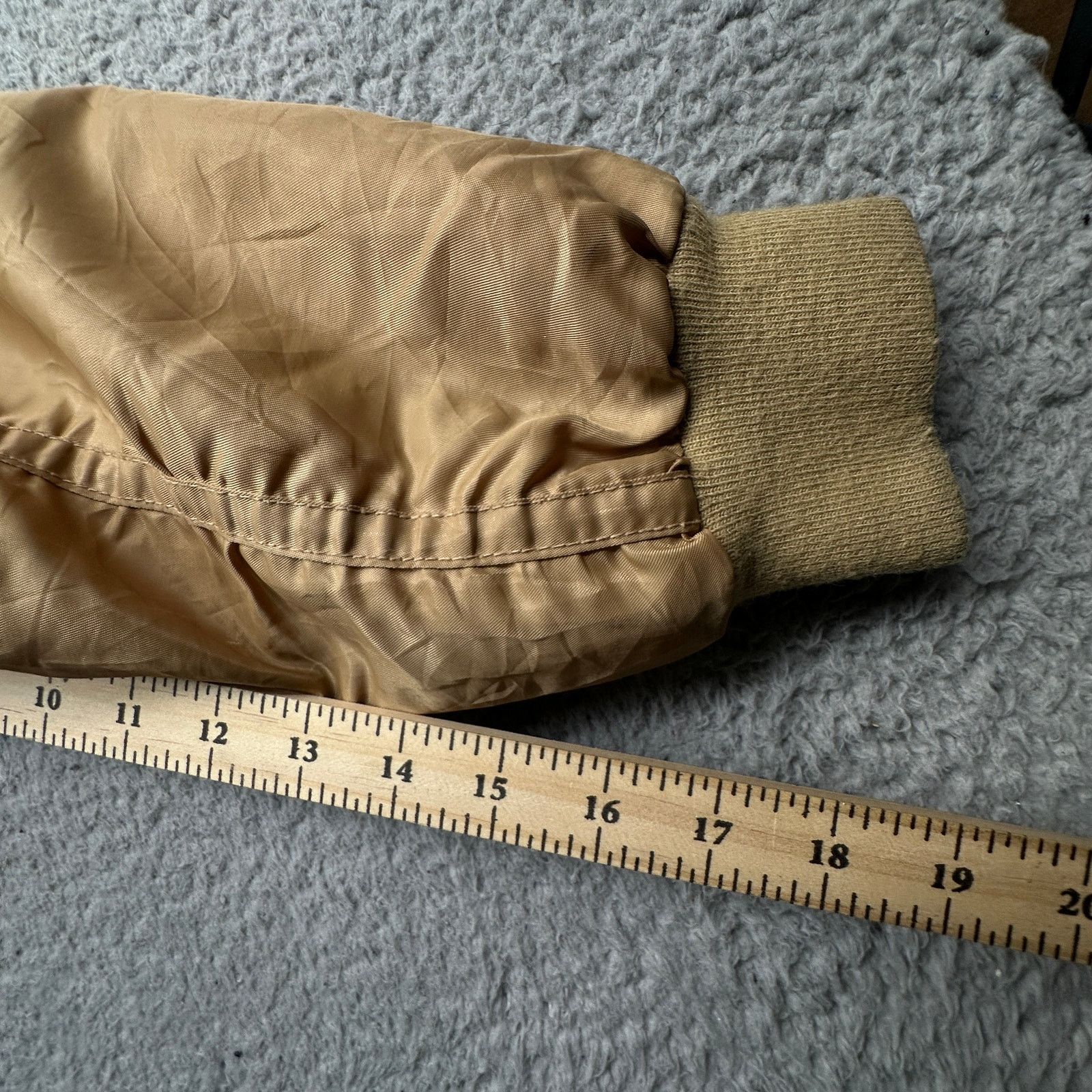 Southpole Vintage Y2K Southpole Gold Flight Bomber Jacket Womens Small Size S / US 4 / IT 40 - 5 Thumbnail