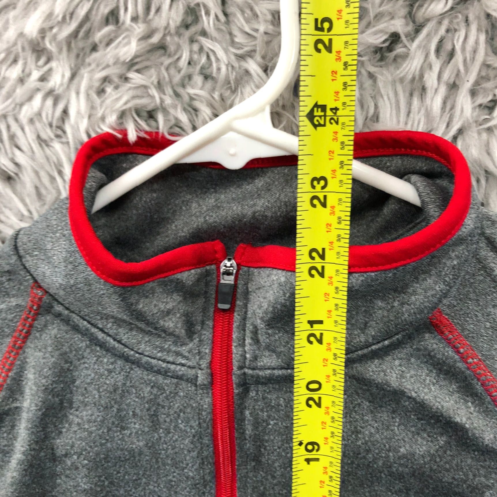 Vintage Wisconsin Badgers Shirt Womens Small Gray Long Sleeve 1/4 Zip Pullover Mock Neck Shirt Size S / US 4 / IT 40 - 6 Thumbnail