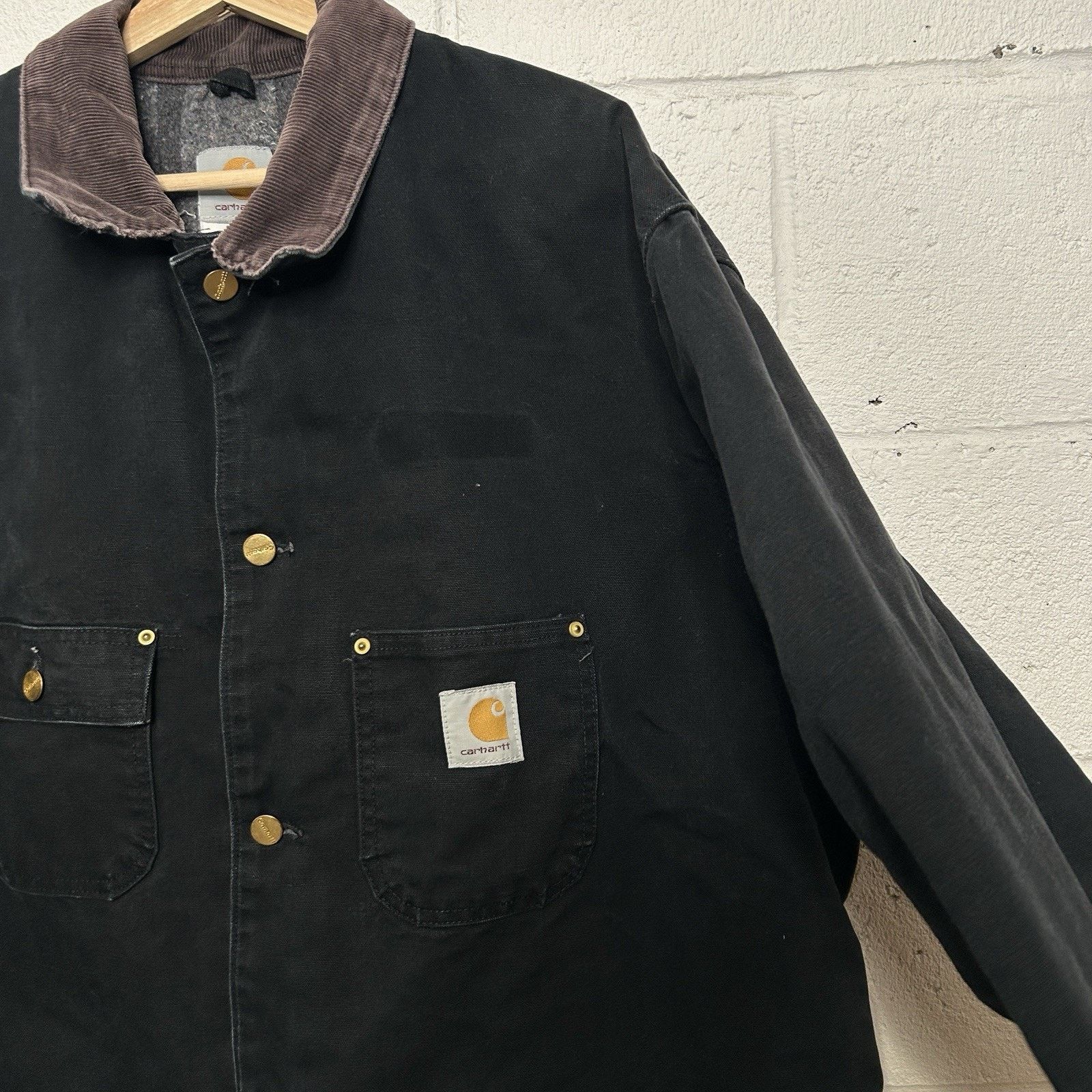 Carhartt Vintage Carhartt Blanket-Lined Chore Coat “Black” C01 BLK Size US XXL / EU 58 / 5 - 3 Thumbnail