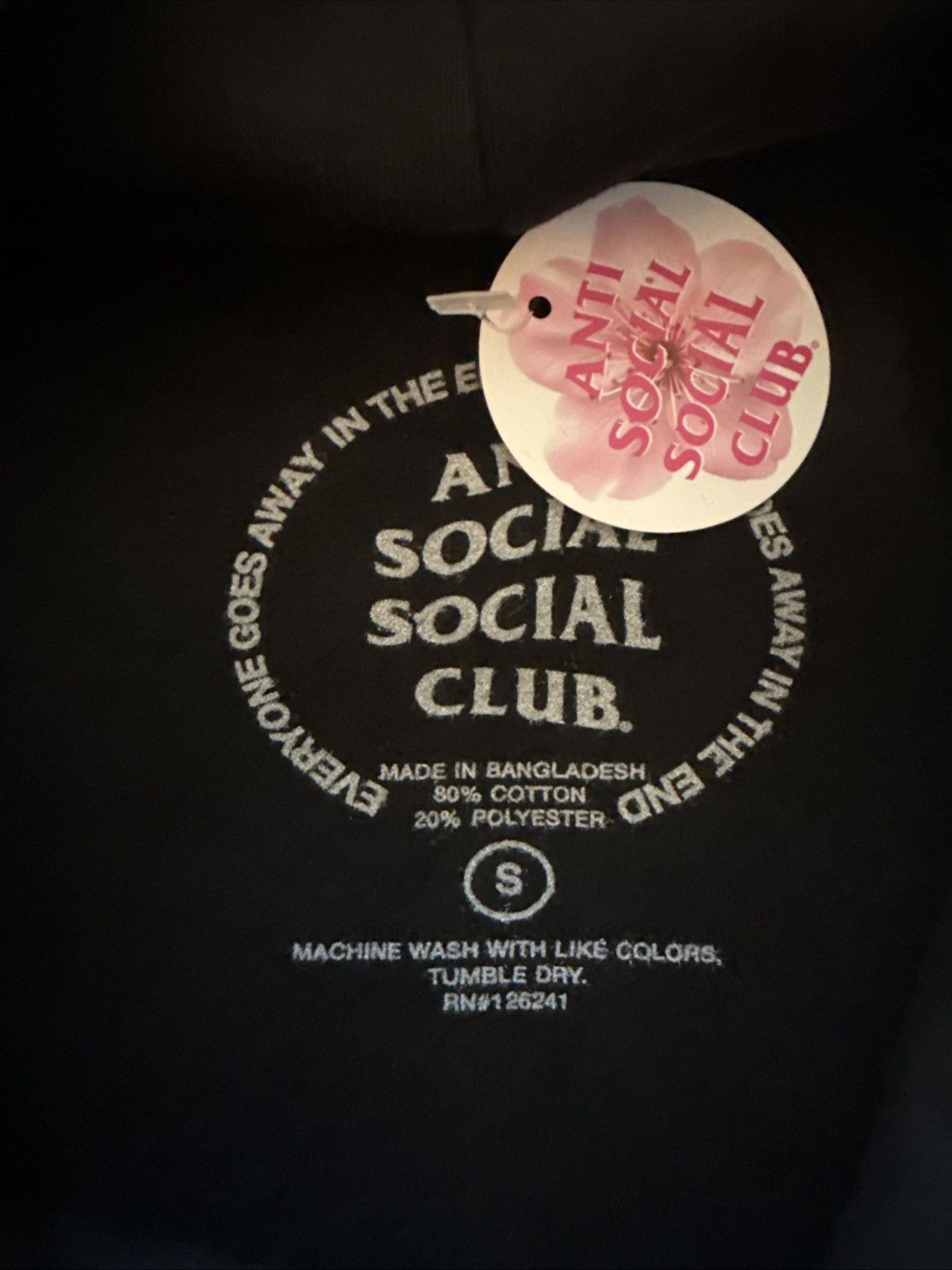Anti Social Social Club Anti Social Social Club Koi Garden Premium Hoodie Black - S Size US S / EU 44-46 / 1 - 3 Thumbnail