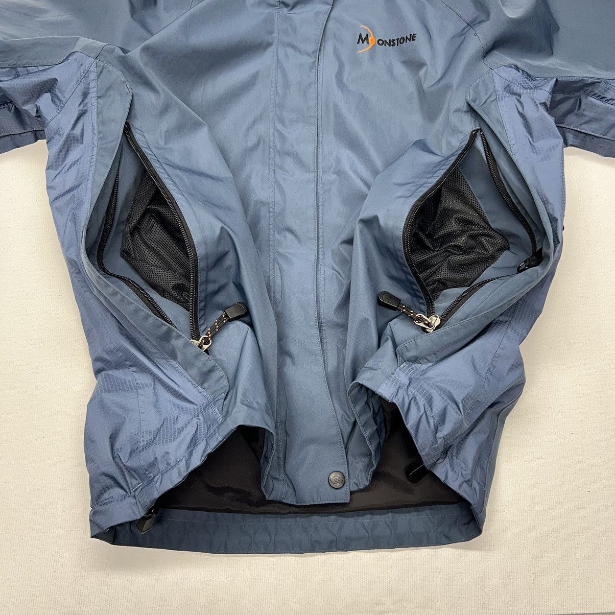 Other Moonstone Gore-Tex Jacket Blue Shell Full Zip Rain Coat Y2K Size M / US 6-8 / IT 42-44 - 4 Thumbnail