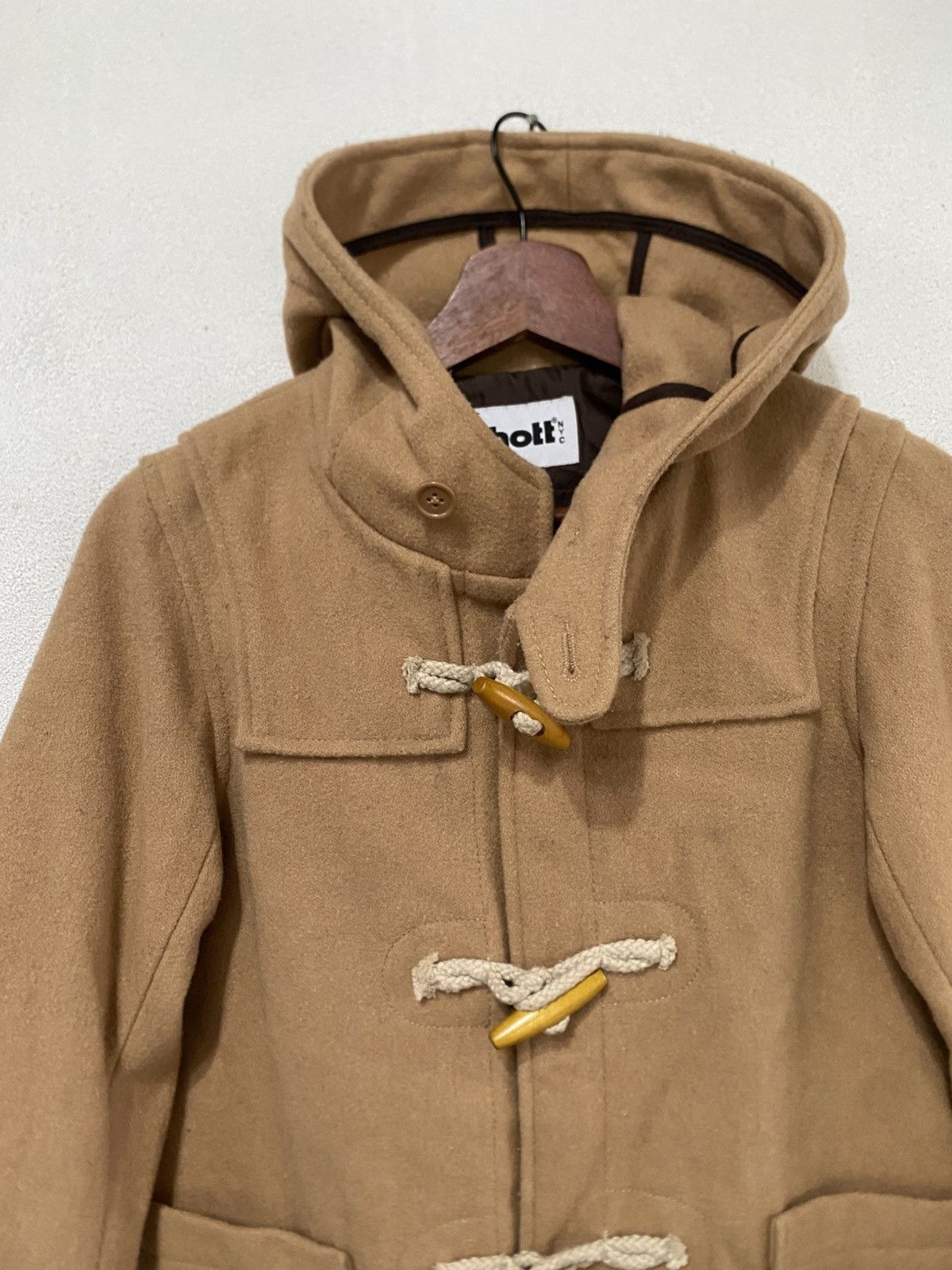 Schott Schott Wool Jacket Hoodie Size US M / EU 48-50 / 2 - 2 Thumbnail
