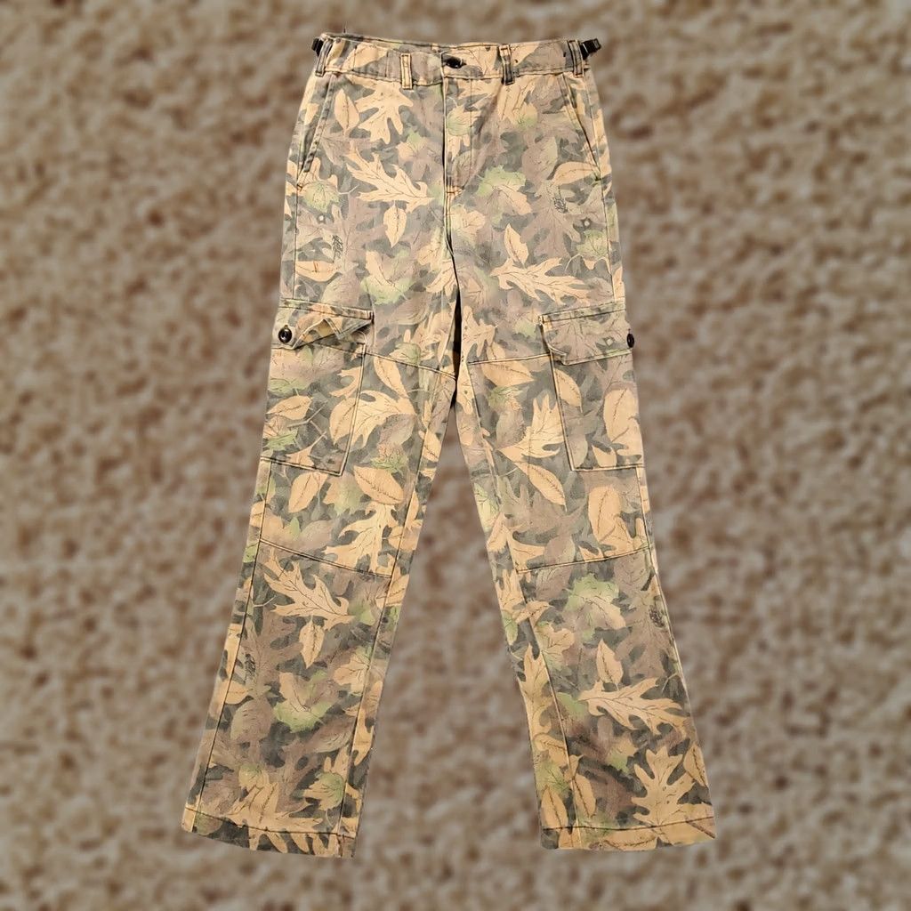 Vintage Kelly Cooper Tru-Leaf Camo Pants Mens 30 Leaf Vintage Gorpcore Hunting Adjustabl Pants Size US 30 / EU 46 - 1 Thumbnail