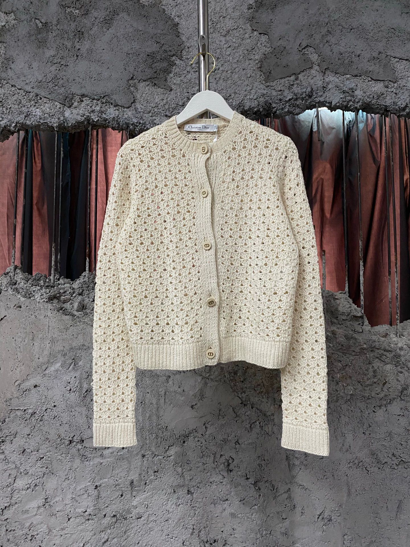 Dior Dior Women's Lace Wool Cardigan 38 Size S / US 4 / IT 40 - 1 Thumbnail