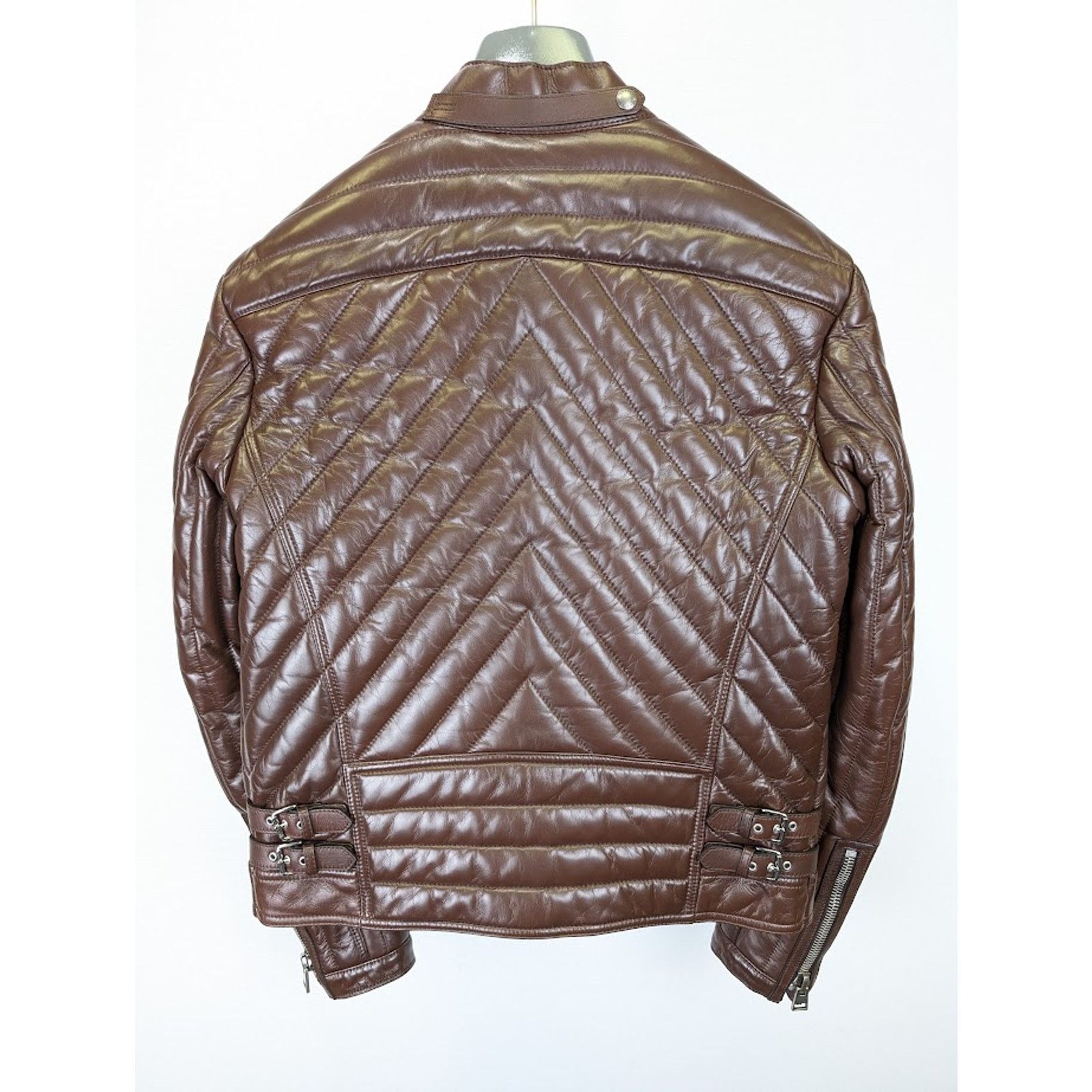 Tom Ford o1rshd1 Leather Jacket in Brown Size US M / EU 48-50 / 2 - 13 Thumbnail
