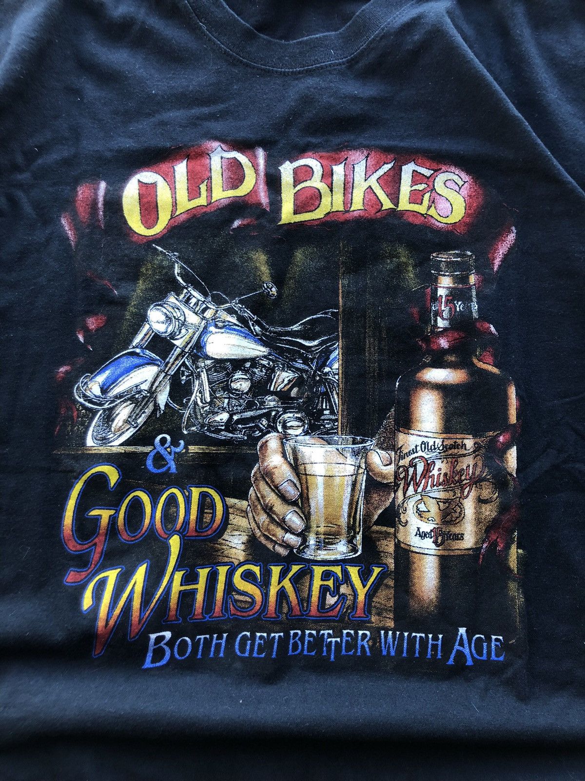 Vintage Harley-Davidson Old Bikes Vintage Big Logo T shirt Size US L / EU 52-54 / 3 - 3 Thumbnail