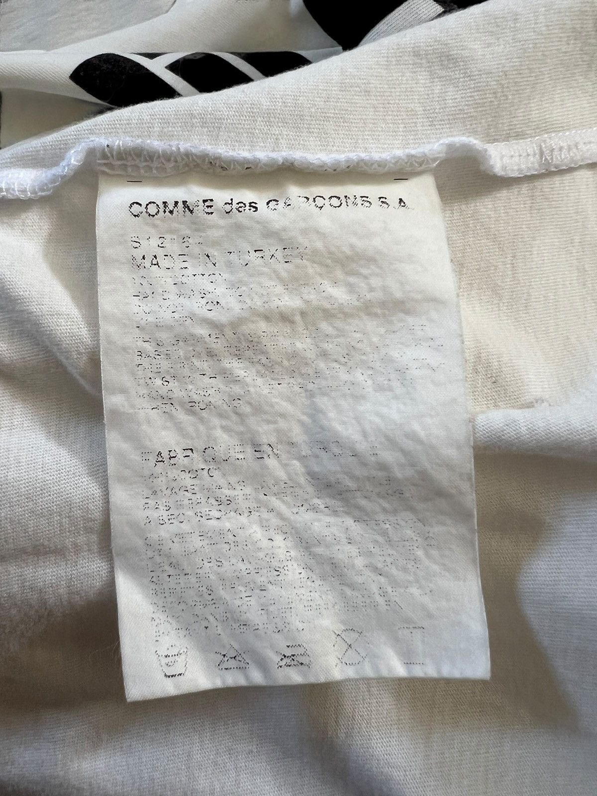 Comme des Garcons Comme des Garçons SS2004 Liberte French Word Tshirt Size US M / EU 48-50 / 2 - 9 Thumbnail