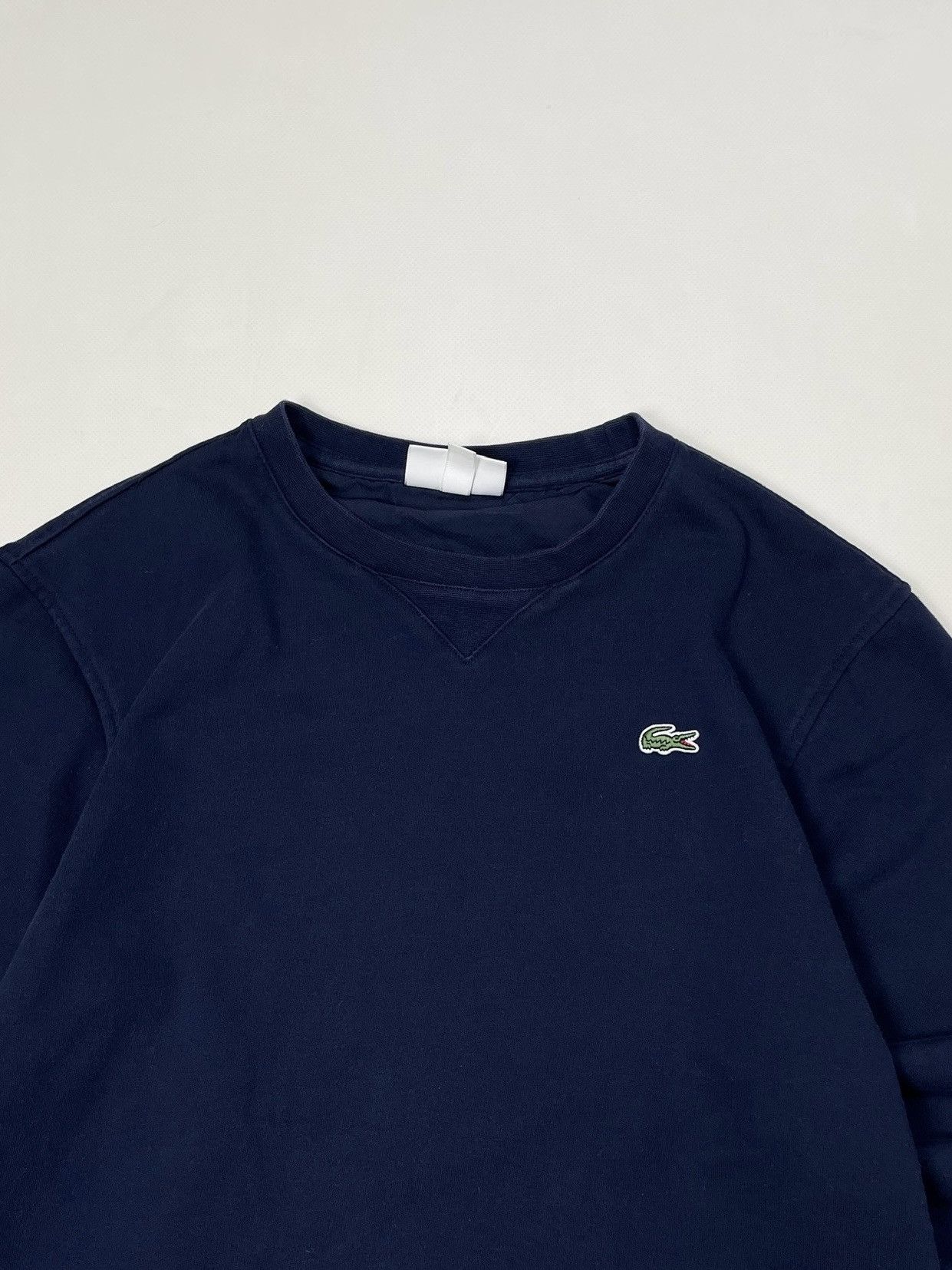 Lacoste Lacoste 🐊 Size : S Basic Blue Crewneck Sweatshirt Size US S / EU 44-46 / 1 - 2 Thumbnail