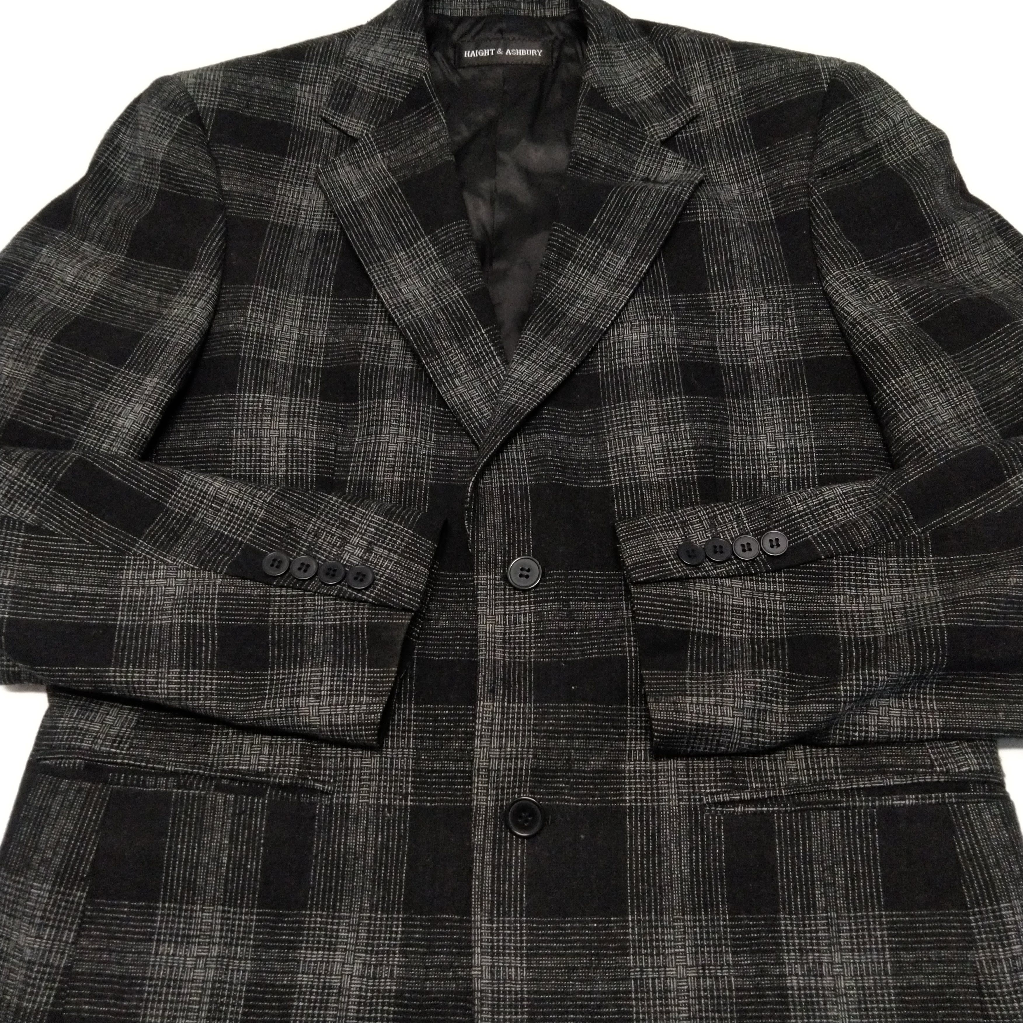 Vintage Vintage 90s Checkered Jacket Lined NO Size Label Chest 42 in Size XXL / US 16-18 / IT 52-54 - 2 Thumbnail