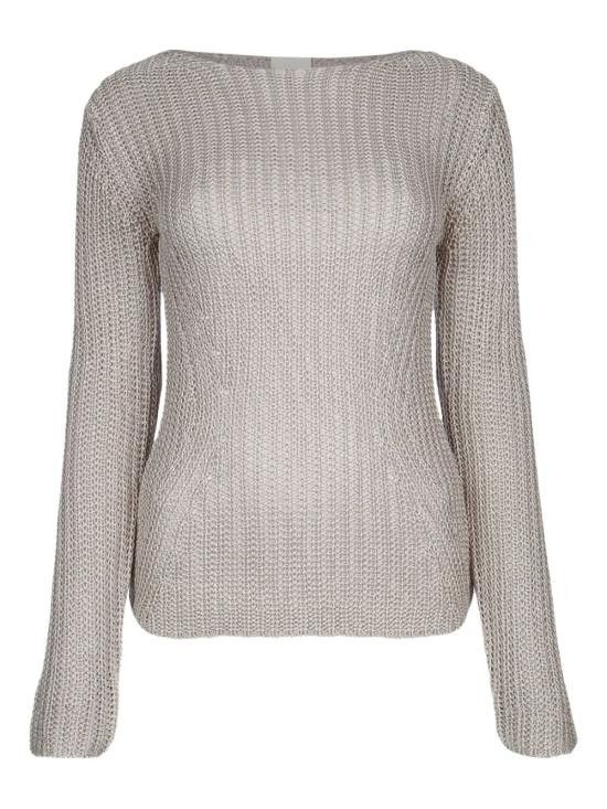 Calvin Klein CALVIN KLEIN Women Sweater K20K208195 PEO Silver Size XS / US 0-2 / IT 36-38 - 1 Thumbnail