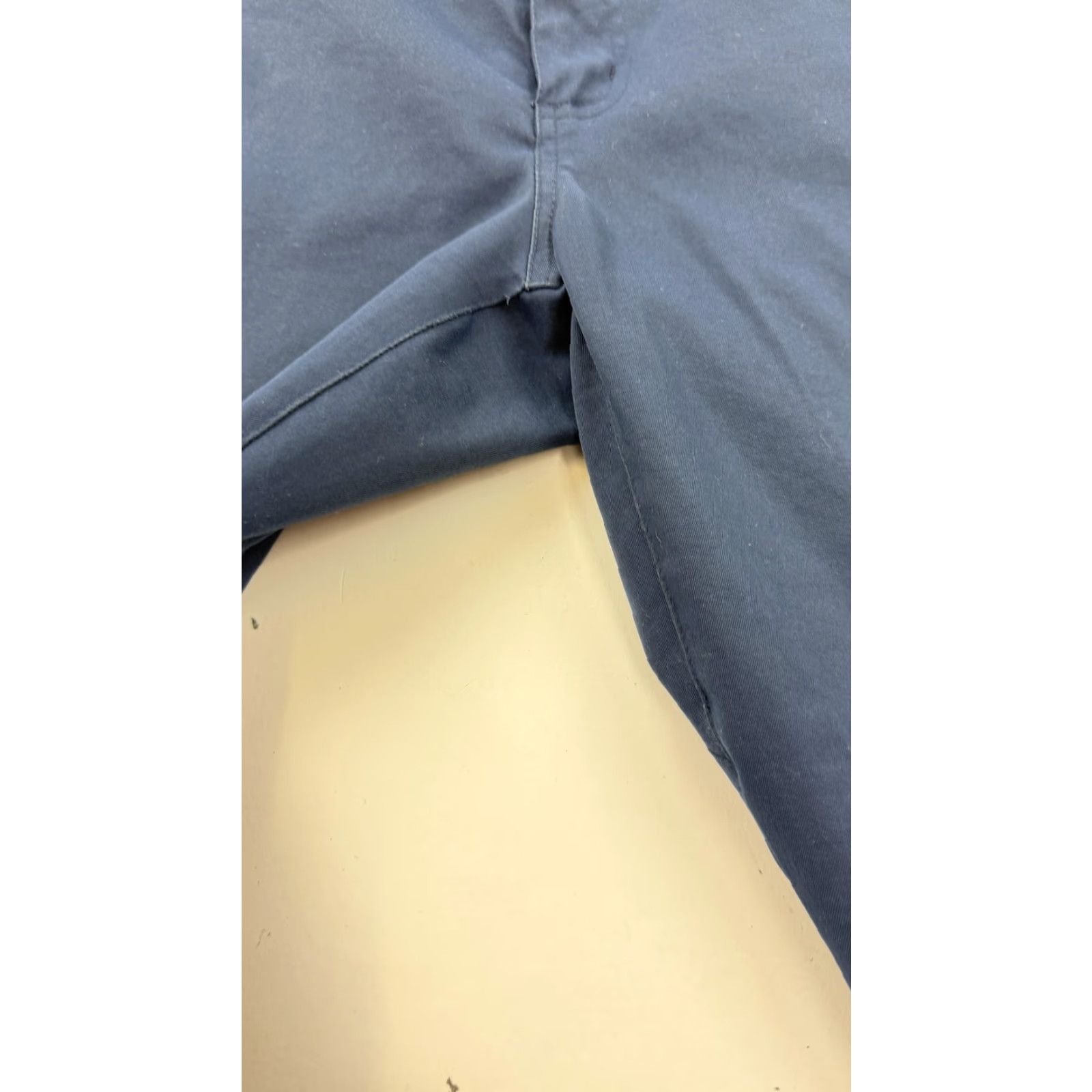Vintage Myles Pants Mens 2XL Navy Blue Performance Chino Polyester Straight Leg Front Zip Pockets Casual Travel Athletic Size US 39 - 4 Thumbnail