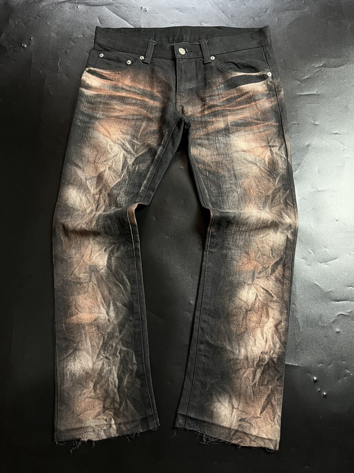 Le Grande Bleu (L.G.B.) 🖤 BINDING OFFER 🖤 tornado mart mudmax flare jeans Size US 31 - 1 Thumbnail