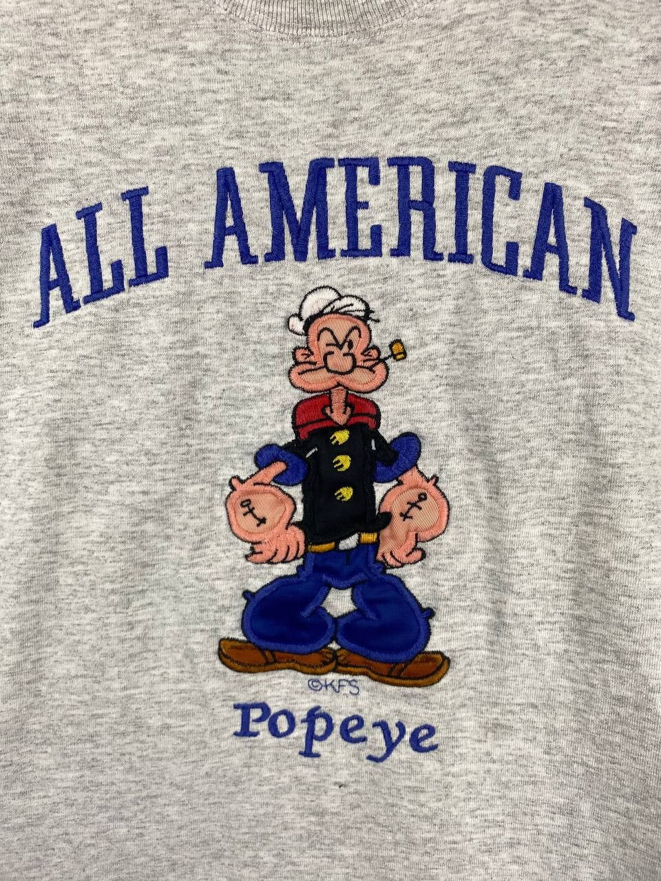 Vintage vintage popeye the sailorman tee embroided design Size US L / EU 52-54 / 3 - 2 Thumbnail