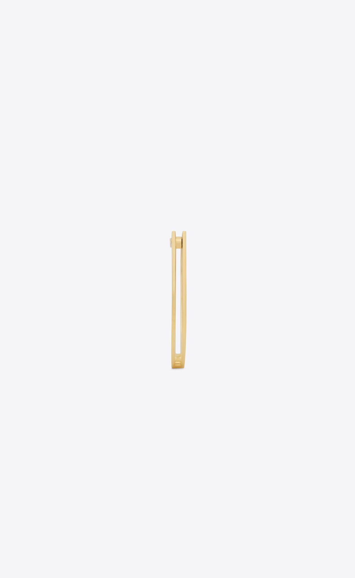 Saint Laurent Paris o1b1hav111124 Size: OS / Geometric Bracelet in Metal in Gold Size ONE SIZE - 4 Thumbnail