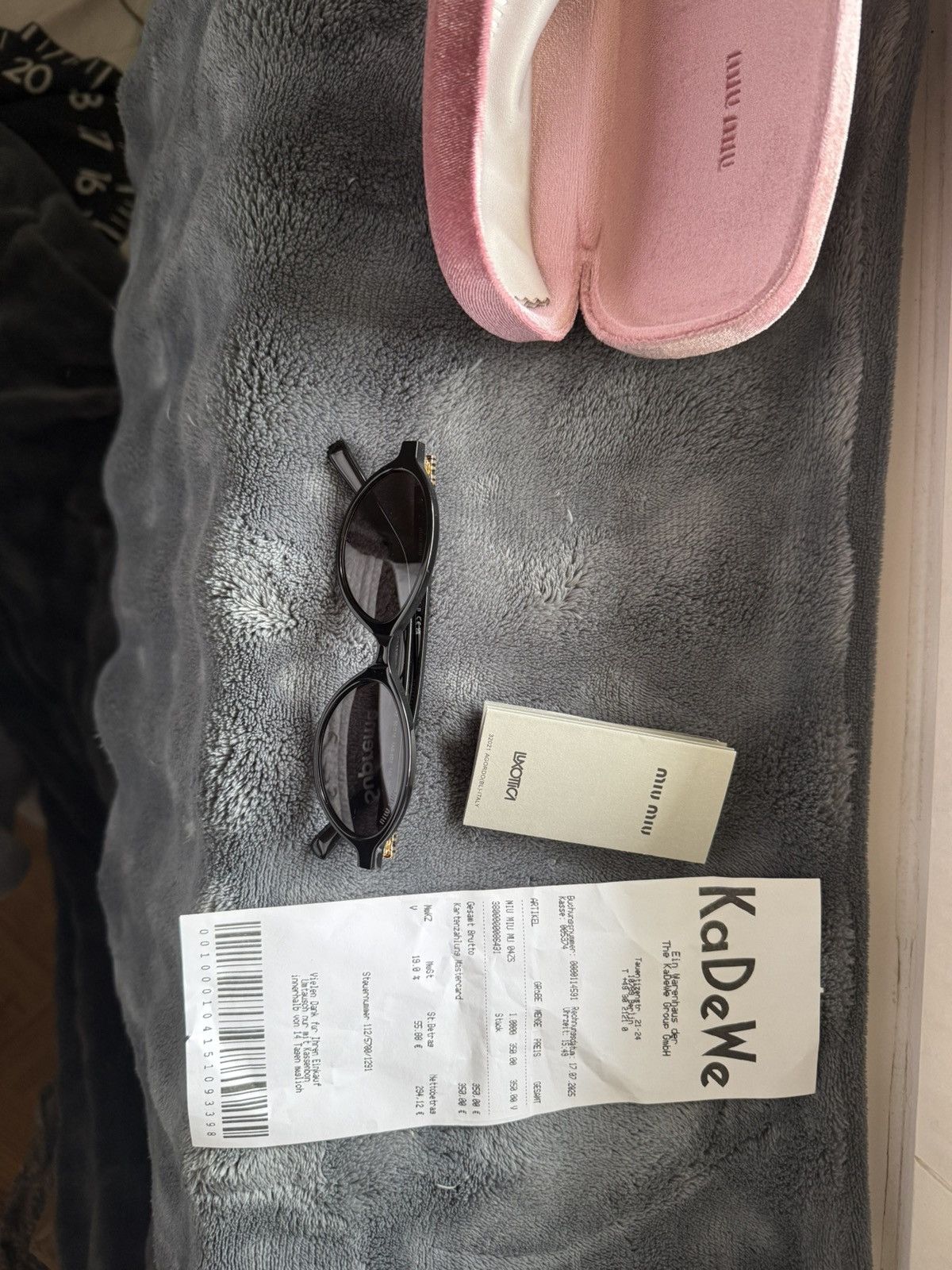 Miu Miu Sunglasses MIU MIU SMU04Z Size ONE SIZE - 8 Thumbnail