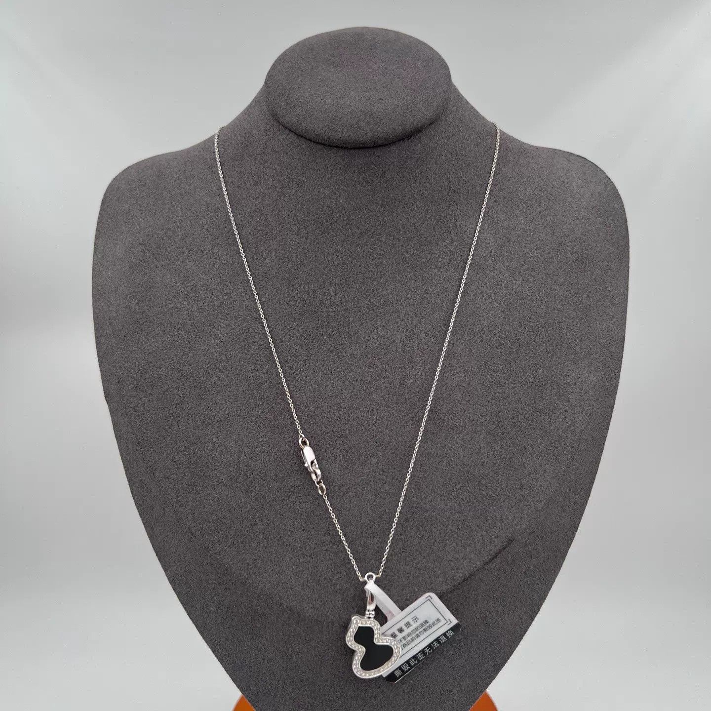 Other QEELIN 18K White Gold Black Silver Gourd Size ONE SIZE - 1 Thumbnail