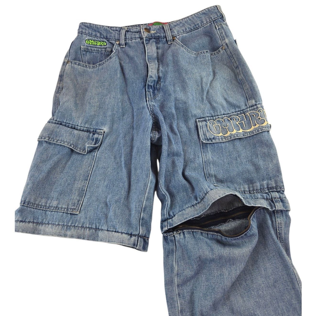 Empyre Empyre | Tori Zip Off Cargo Jean/Jort Hybrid | Size 10 Size 32" / US 10 / IT 46 - 4 Thumbnail