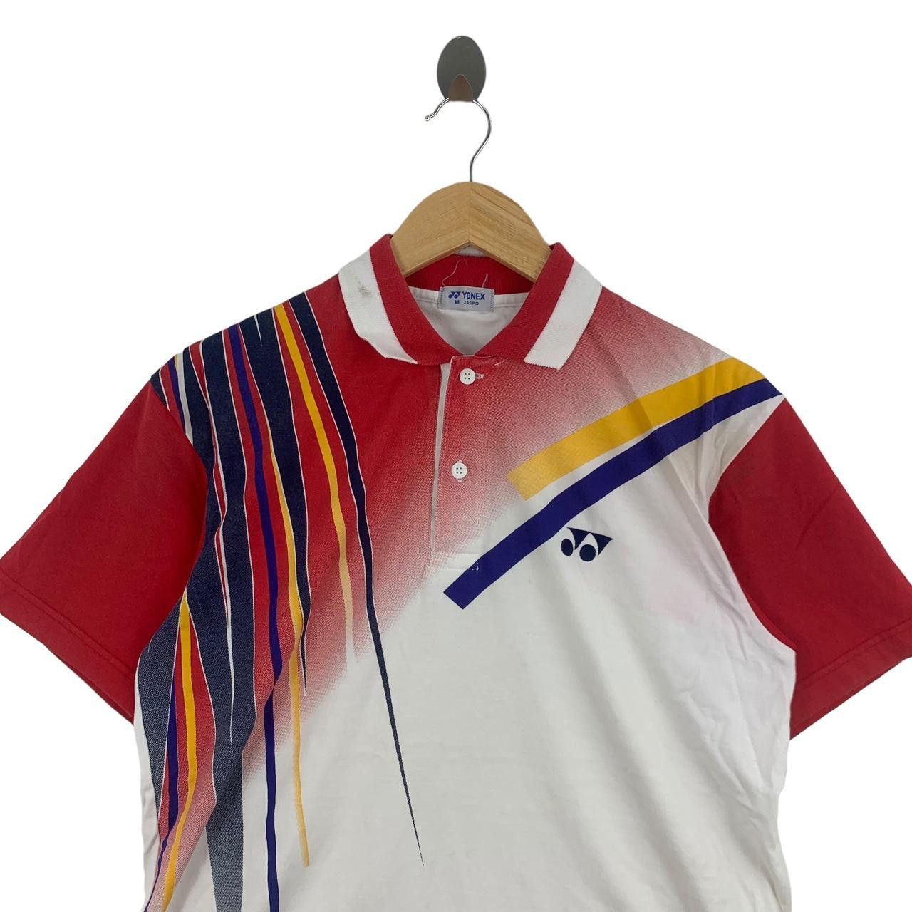 Vintage Vintage 90’ YONEX JAPAN JASPO Badminton Polo Tee Shirt Top Size US M / EU 48-50 / 2 - 2 Thumbnail