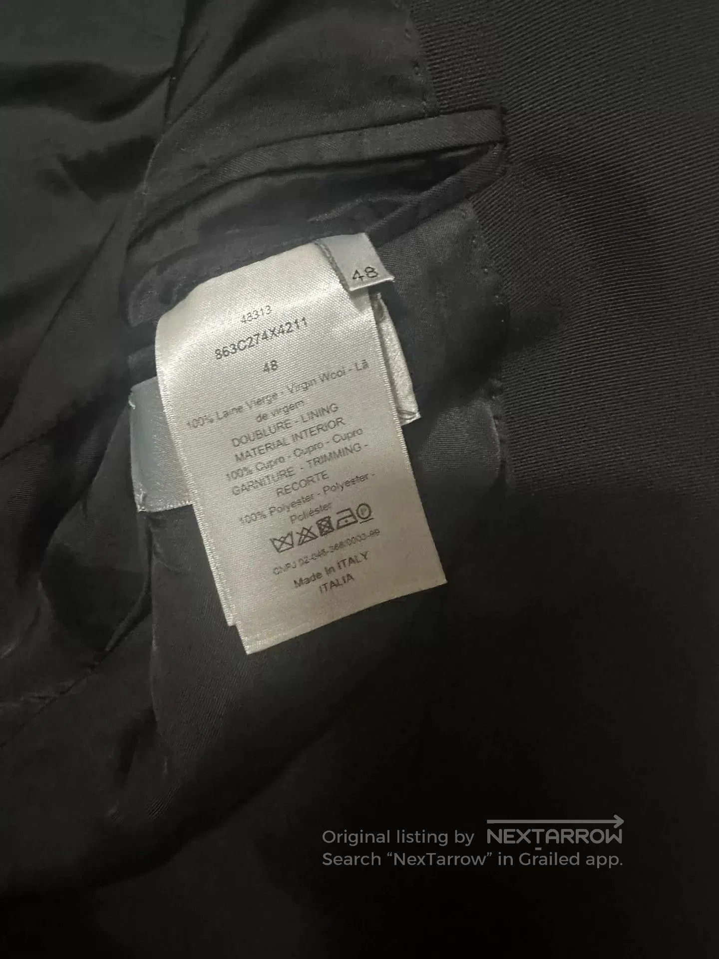 Dior dior branded suit jacket with unique design. Size US L / EU 52-54 / 3 - 4 Thumbnail