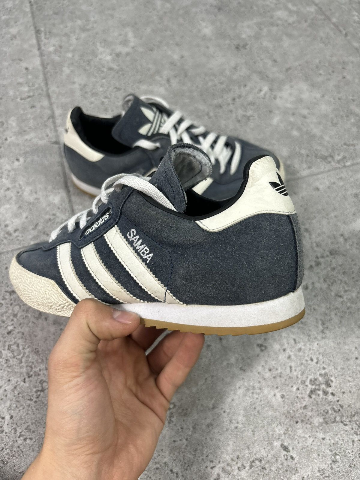 Adidas × Vintage 2000s Vintage Adidas Trainers Samba Suede Aestethic Size US 7 / IT 37 - 2 Thumbnail