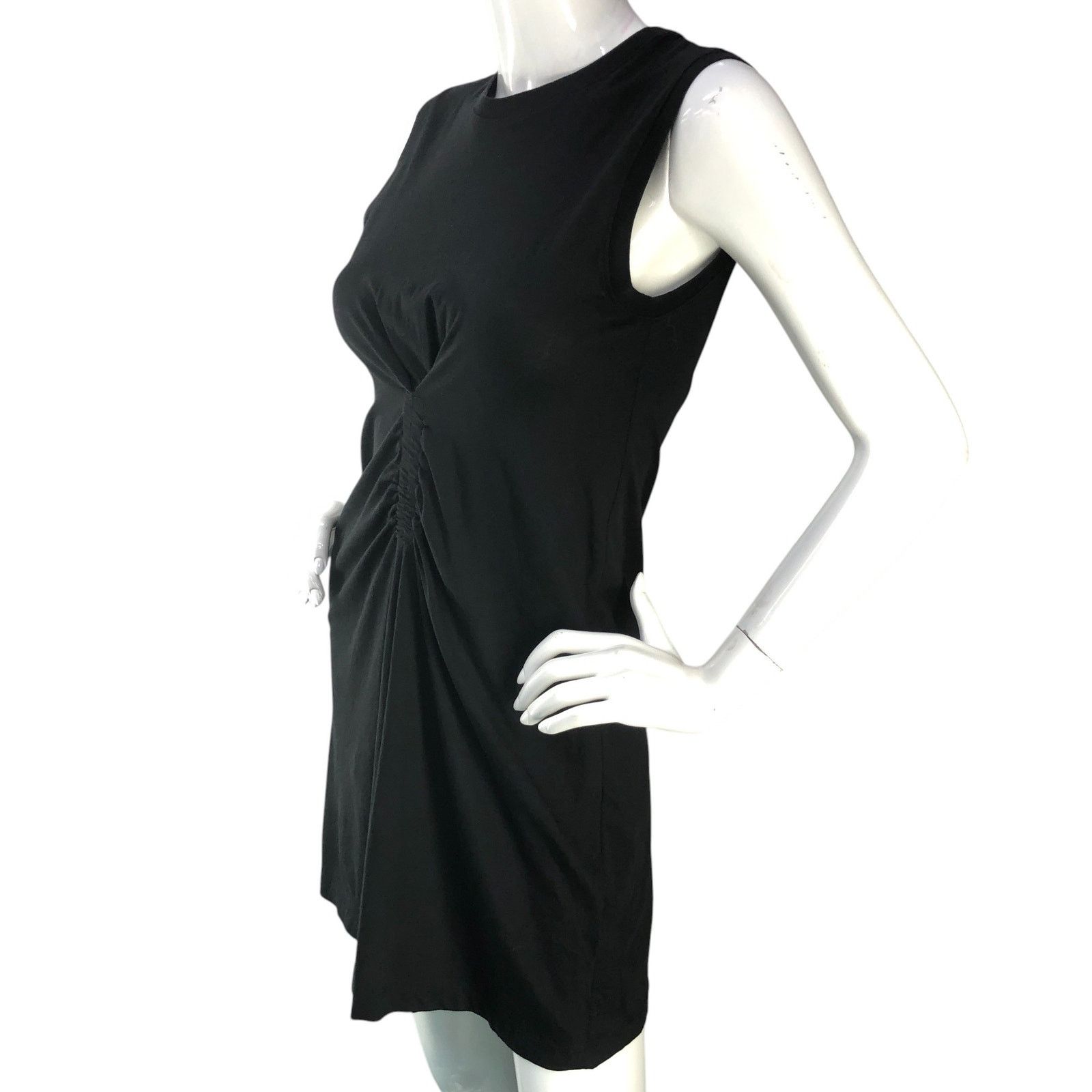 ATM Anthony Thomas Melillo ATM Anthony Thomas Melillo Sz XS Dress Gathered Front Black Size XS / US 0-2 / IT 36-38 - 4 Thumbnail