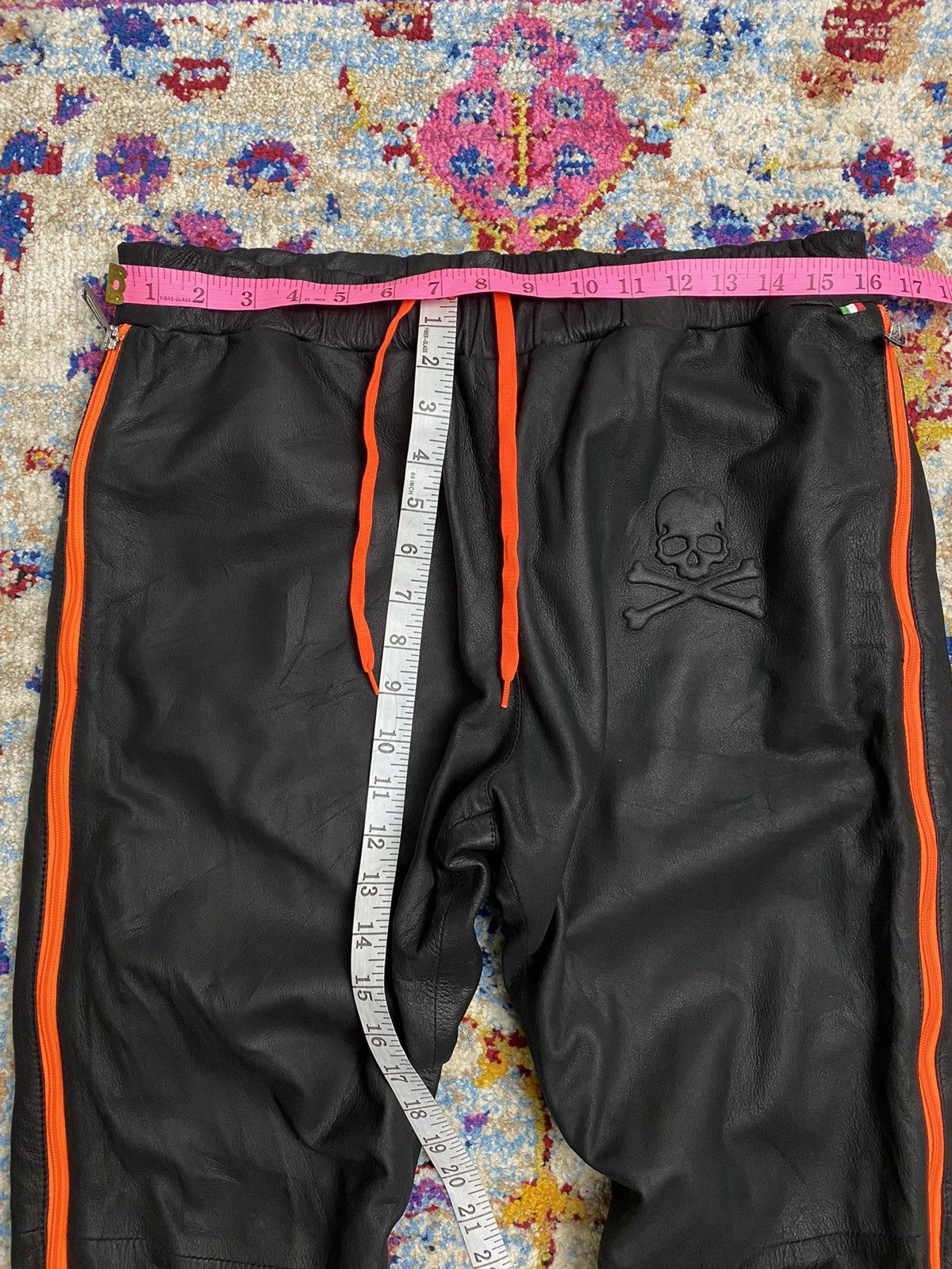 Philipp Plein Philipp Plein Mens Leather Trouser Pants Size US 32 / EU 48 - 14 Thumbnail