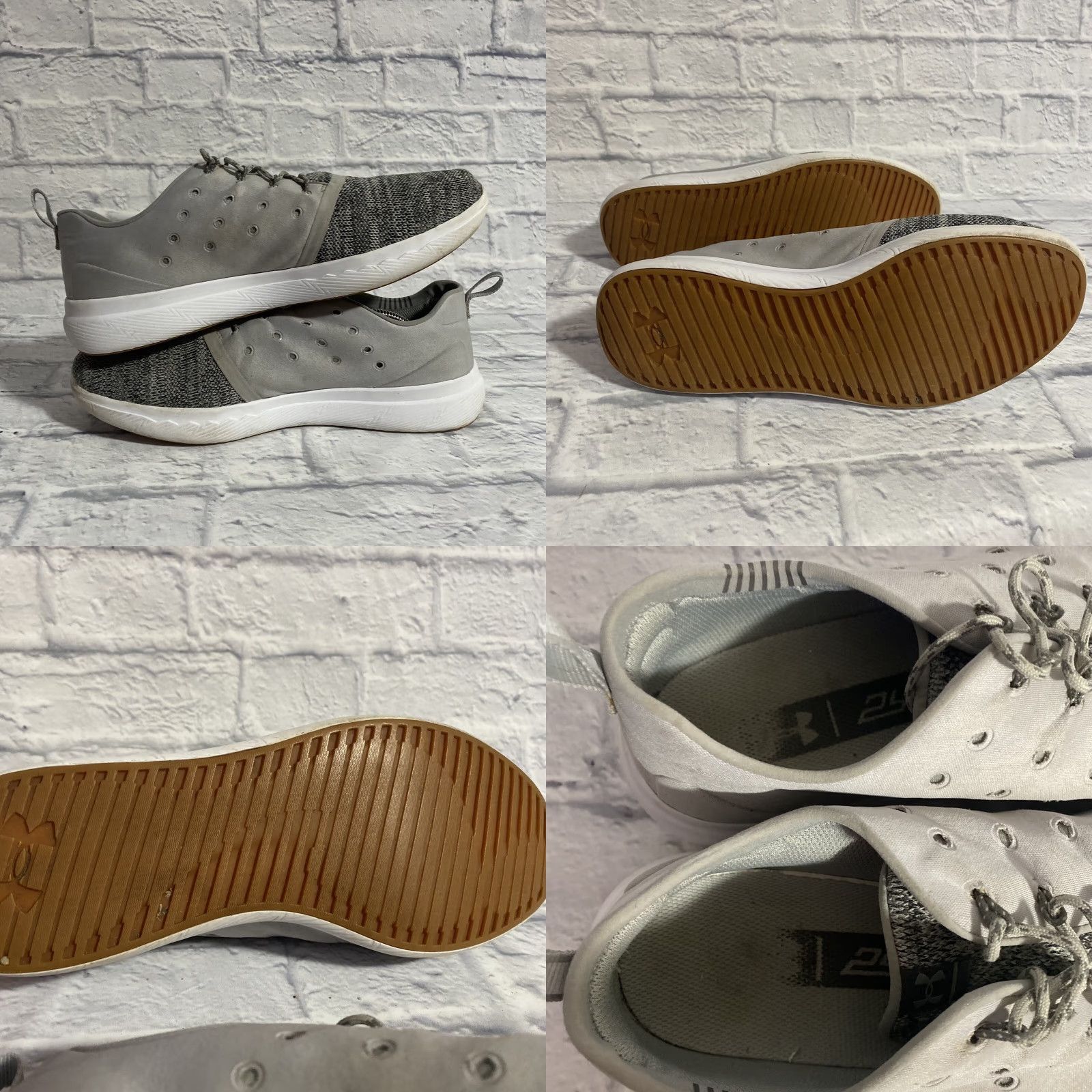 Under Armour Under Armour Shoes Charged 24/7 Gray Athletic Casual Lace Up Low Top Mens Sz 12 Size US L / EU 52-54 / 3 - 8 Thumbnail