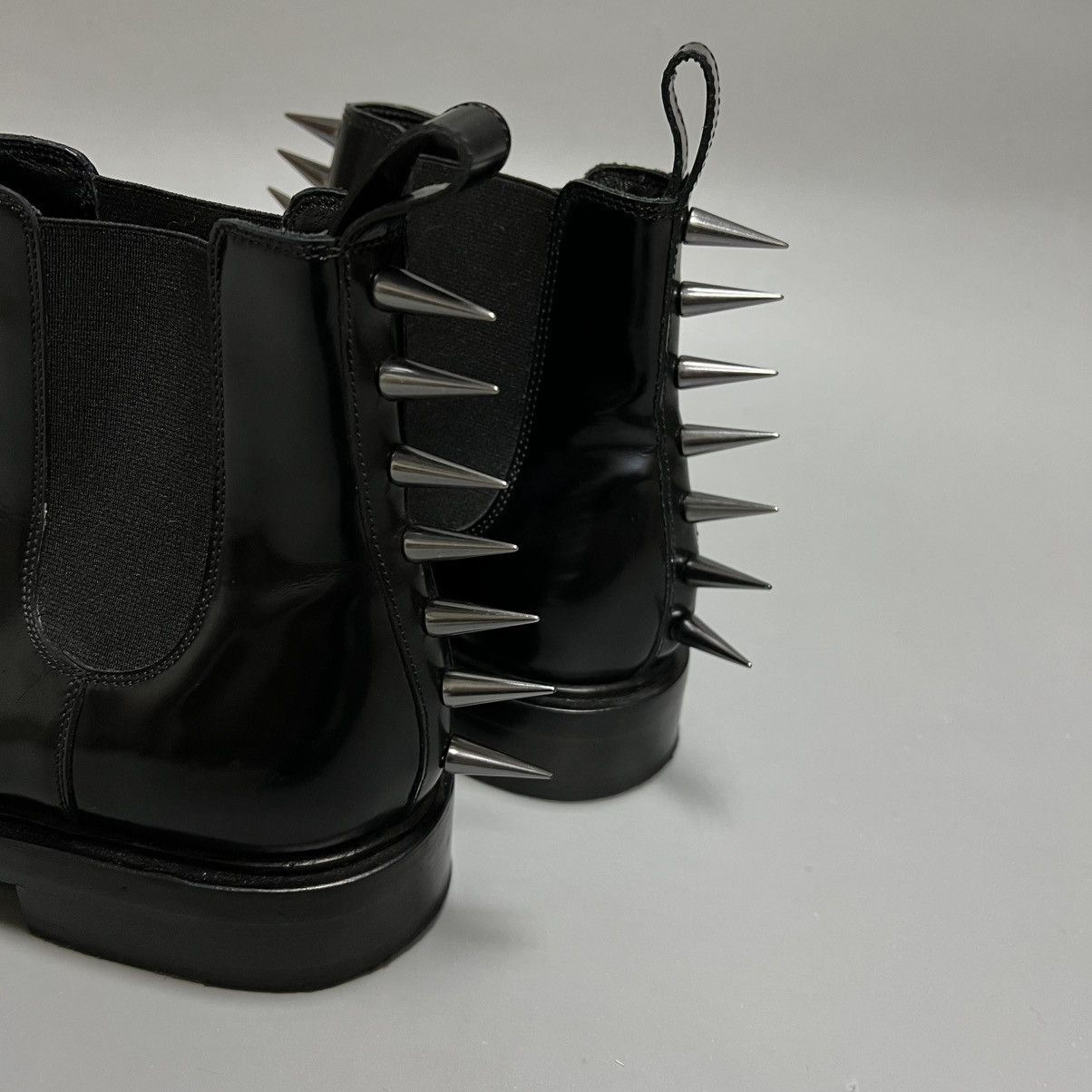 Balenciaga Balenciaga Spike Accents Leather Chelsea Boots Black men's Size US 6.5 / EU 39-40 - 5 Thumbnail