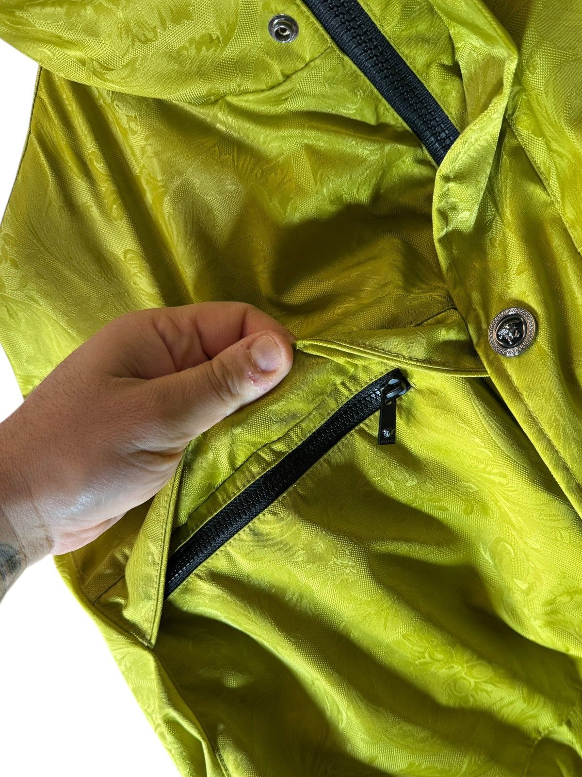 Versace Versace Milano Yellow Baroque Jacket – Size 48 (M) Size US M / EU 48-50 / 2 - 8 Thumbnail