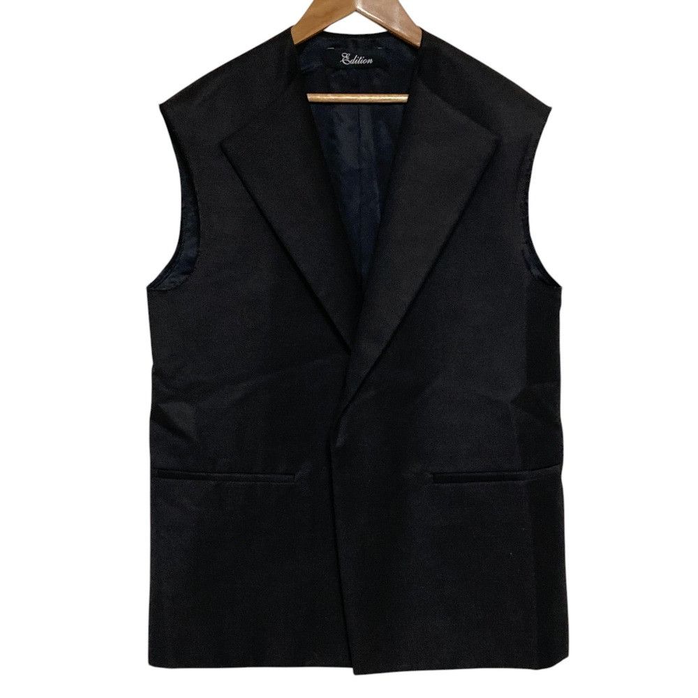 Other Other Edition Wool Chambray Vest Textile Tops 34-07-44-07002 DUTY FREE for USA Size ONE SIZE - 1 Thumbnail