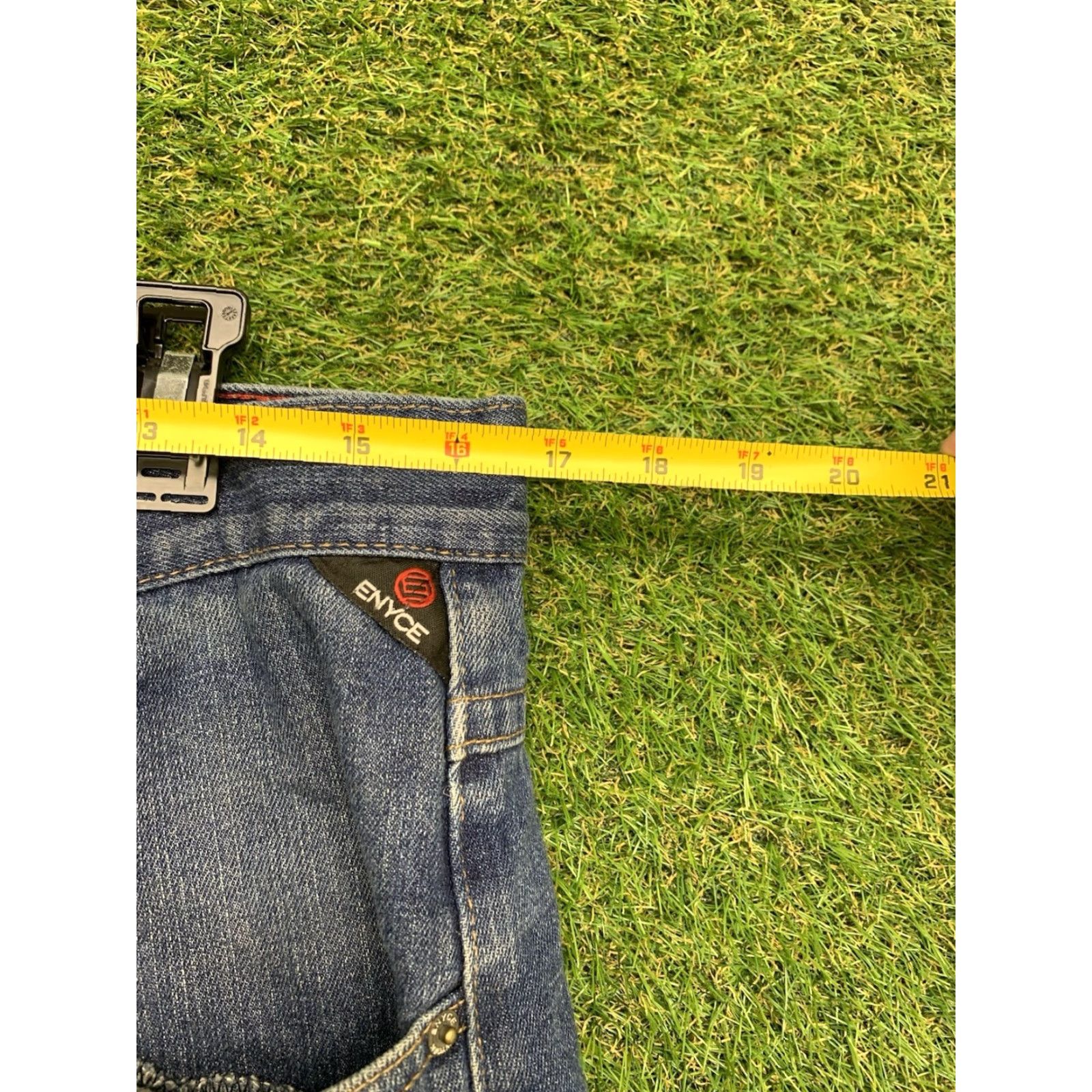 Enyce VINTAGE Enyce Jeans Men 36x30 Denim Wide Leg Baggy Hip Hop Skater 80s 90s Y2K Casual Size US 36 / EU 52 - 5 Thumbnail