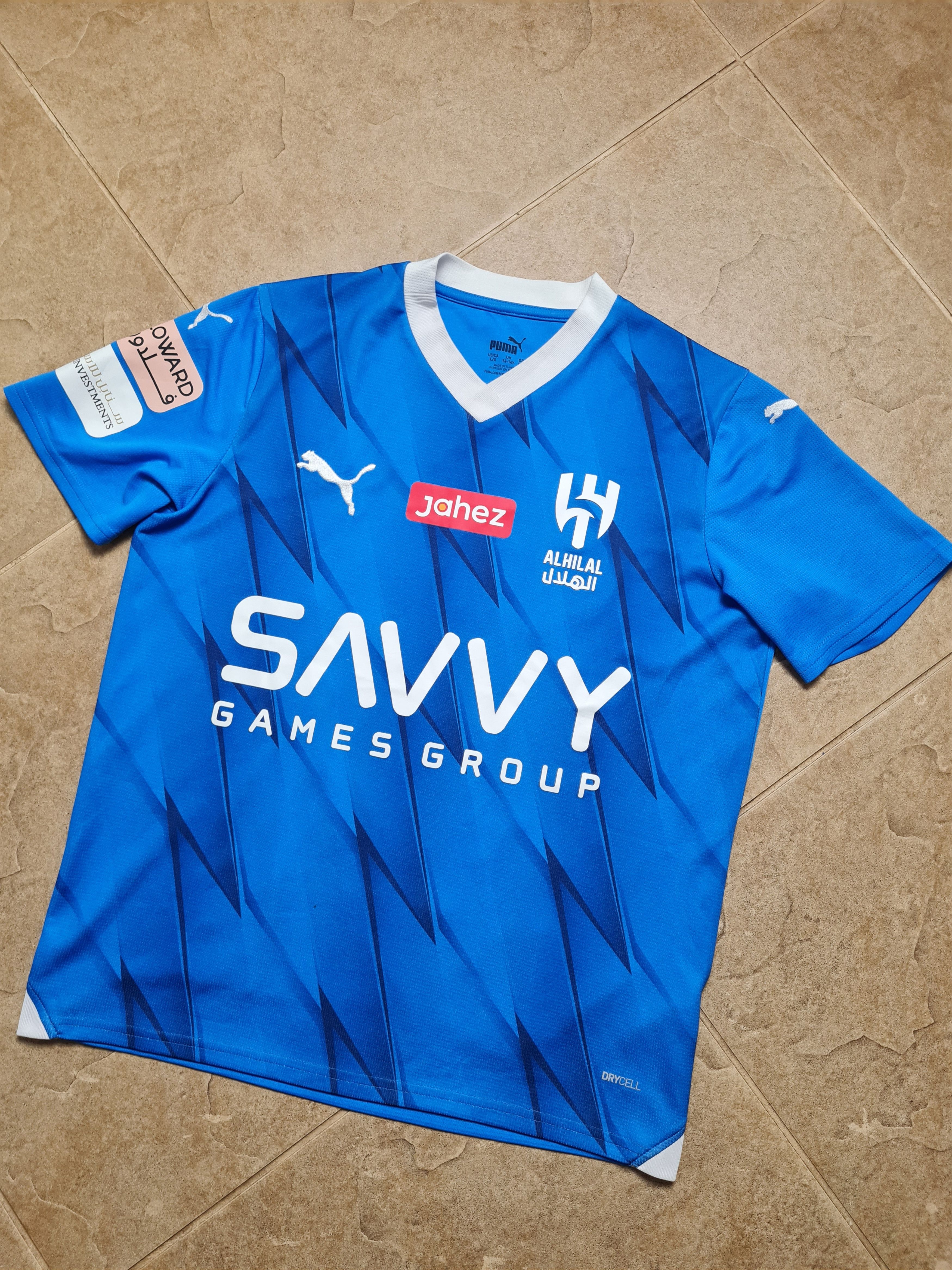 Puma Puma 2023-2024 Al-Hilal Home Soccer Shirt Neymar Jr #10 Size US S / EU 44-46 / 1 - 4 Thumbnail