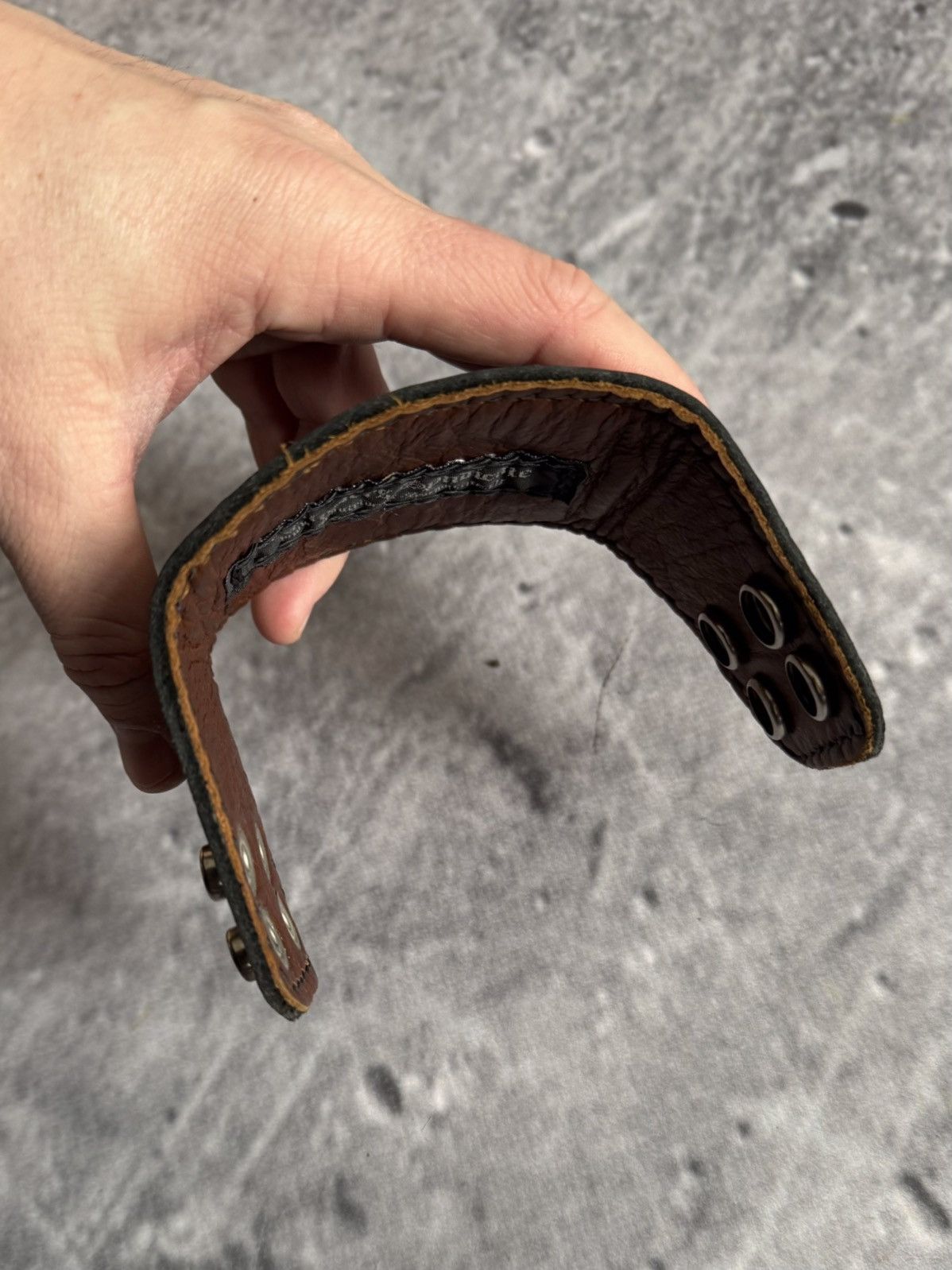 Leather × Vintage ⚠️🔥Vintage SR leather bracelet moto style Soulriders Size ONE SIZE - 6 Thumbnail
