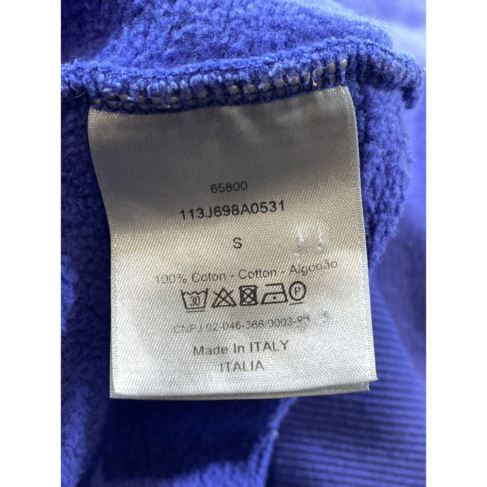Dior Dior CD Logo Blue Hoodie Size US S / EU 44-46 / 1 - 4 Thumbnail