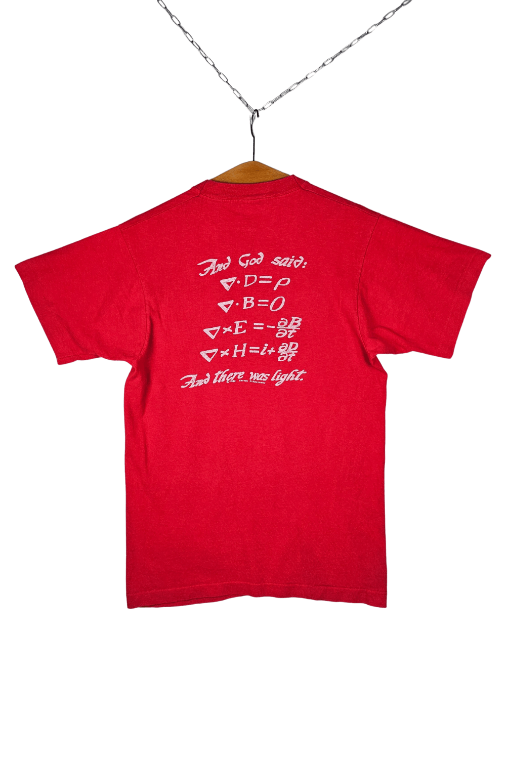 Fruit Of The Loom 1982 Cotton Expressions Physics Tee - Maxwell’s Equations Size US S / EU 44-46 / 1 - 3 Thumbnail